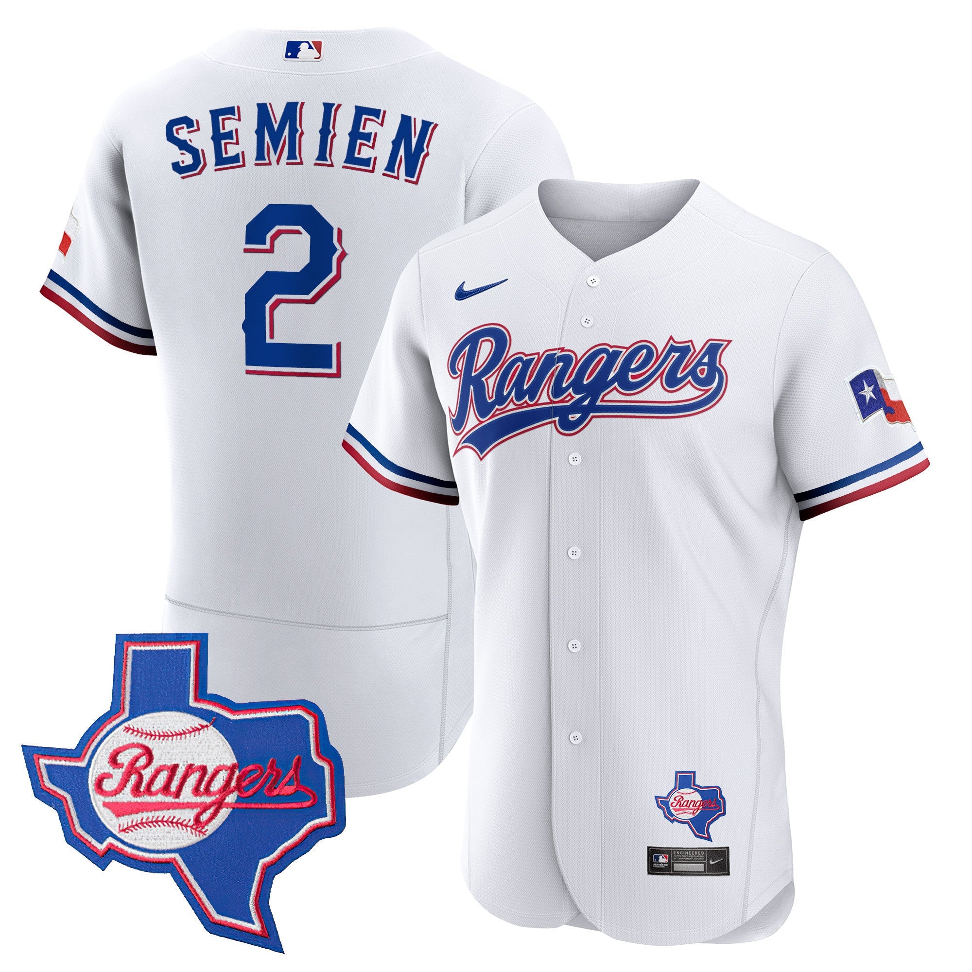 Men’s Texas 2023 Flex Base Jersey – Texas Patch
