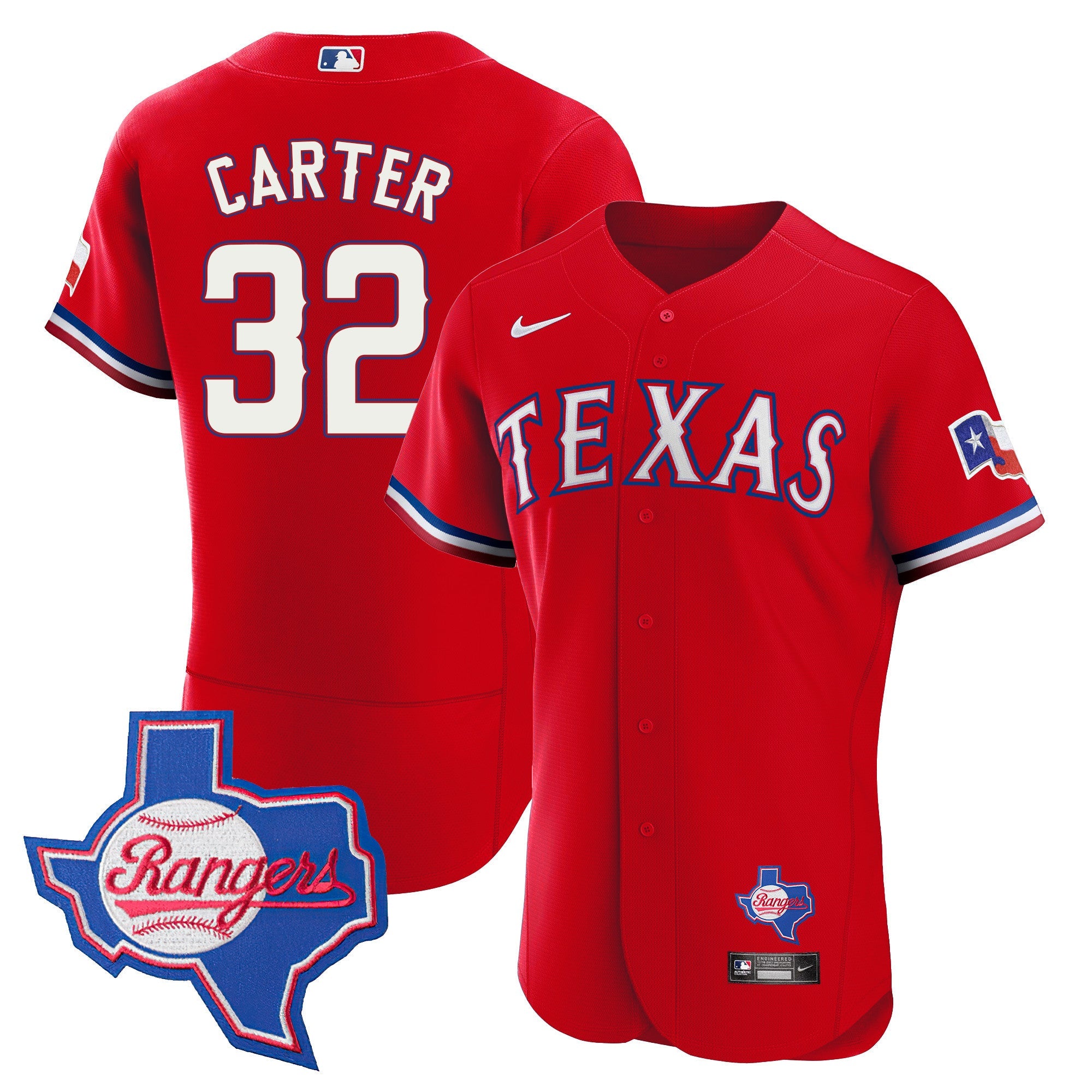 Men’s Texas 2023 Flex Base Jersey – Texas Patch