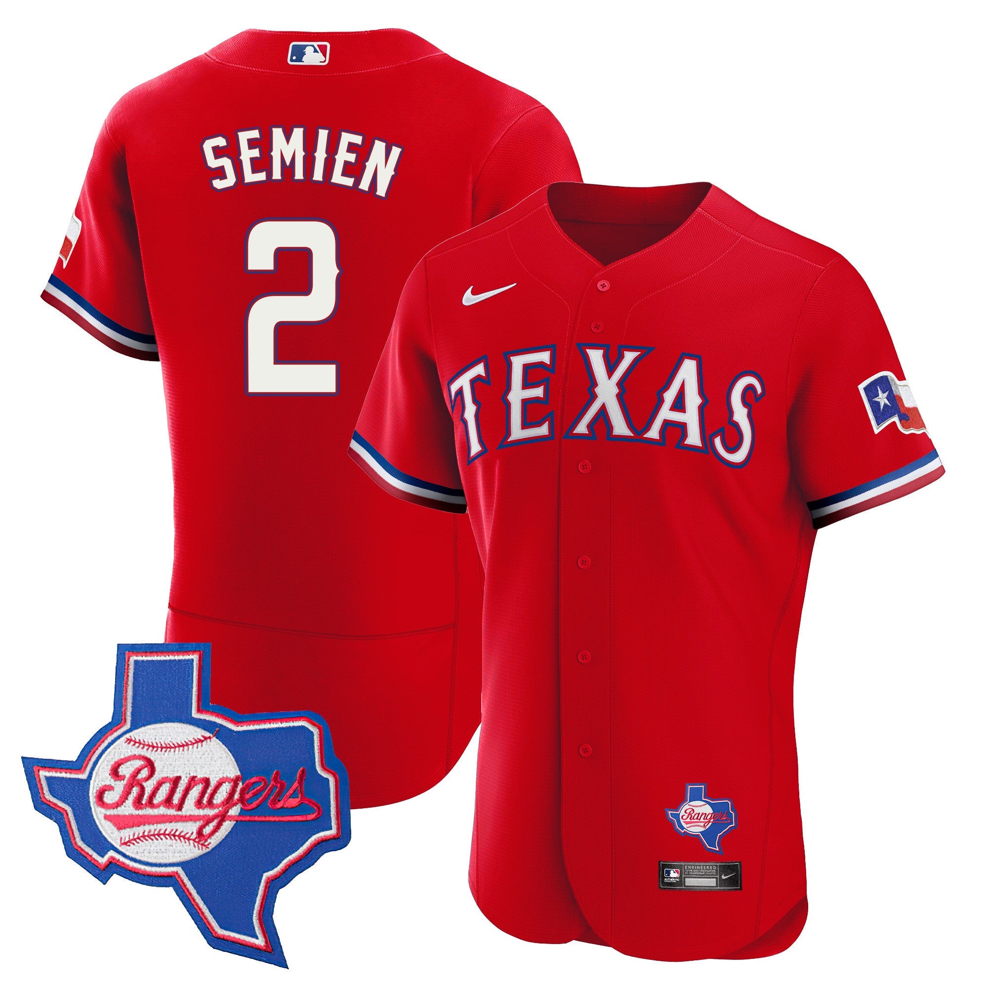 Men’s Texas 2023 Flex Base Jersey – Texas Patch