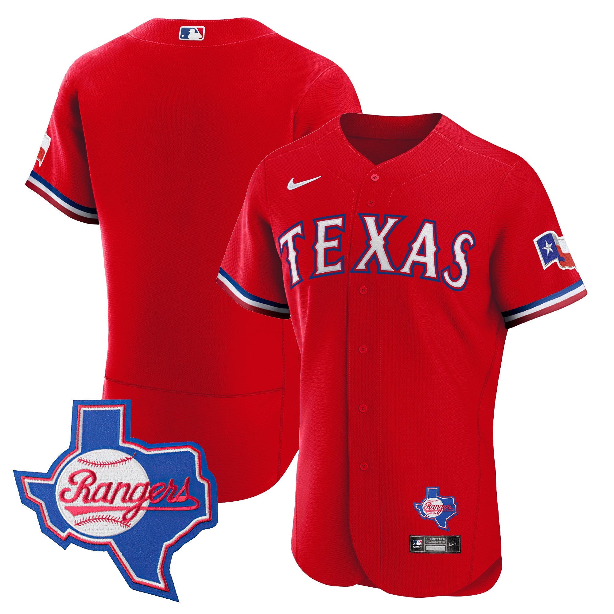 Men’s Texas 2023 Flex Base Jersey – Texas Patch