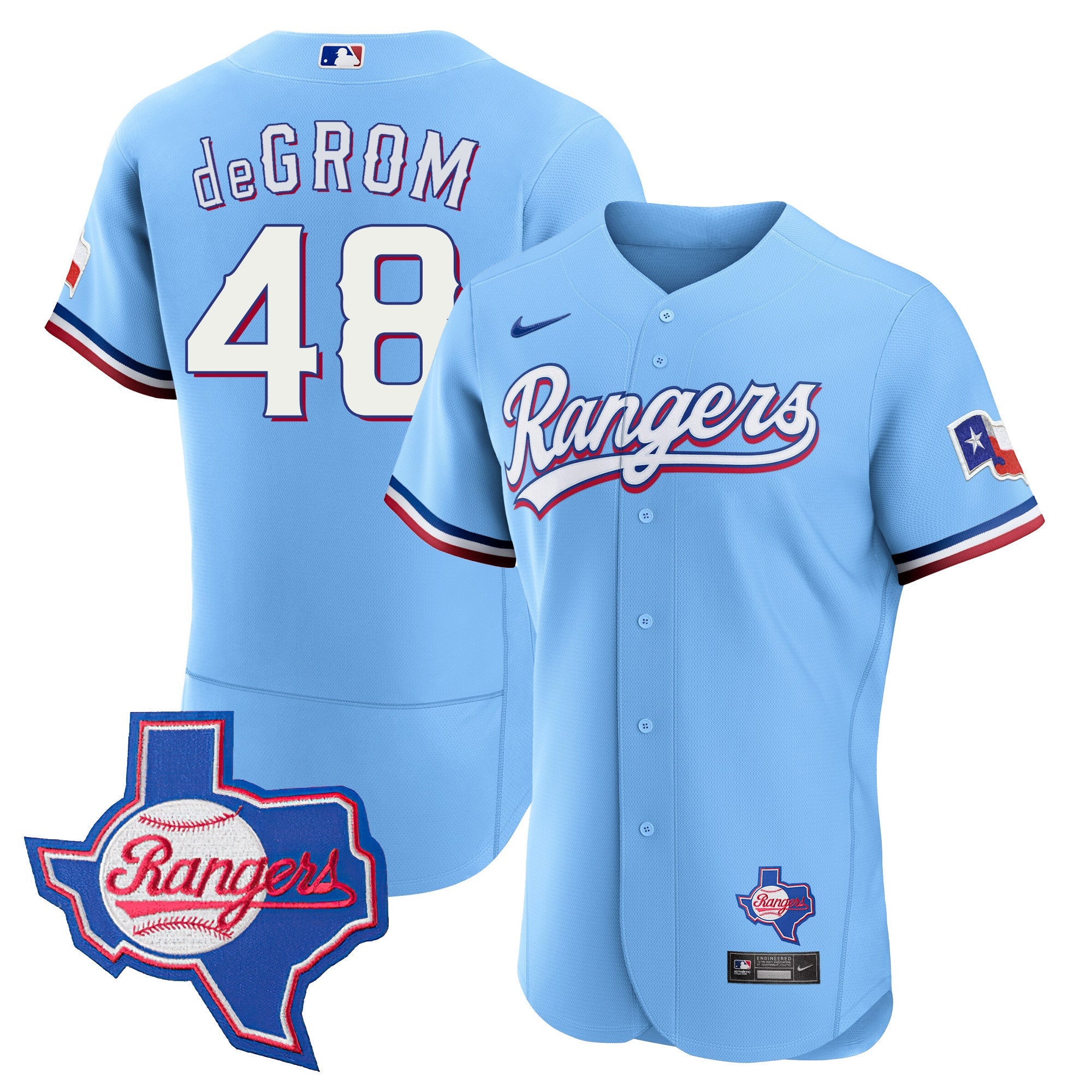 Men’s Texas 2023 Flex Base Jersey – Texas Patch