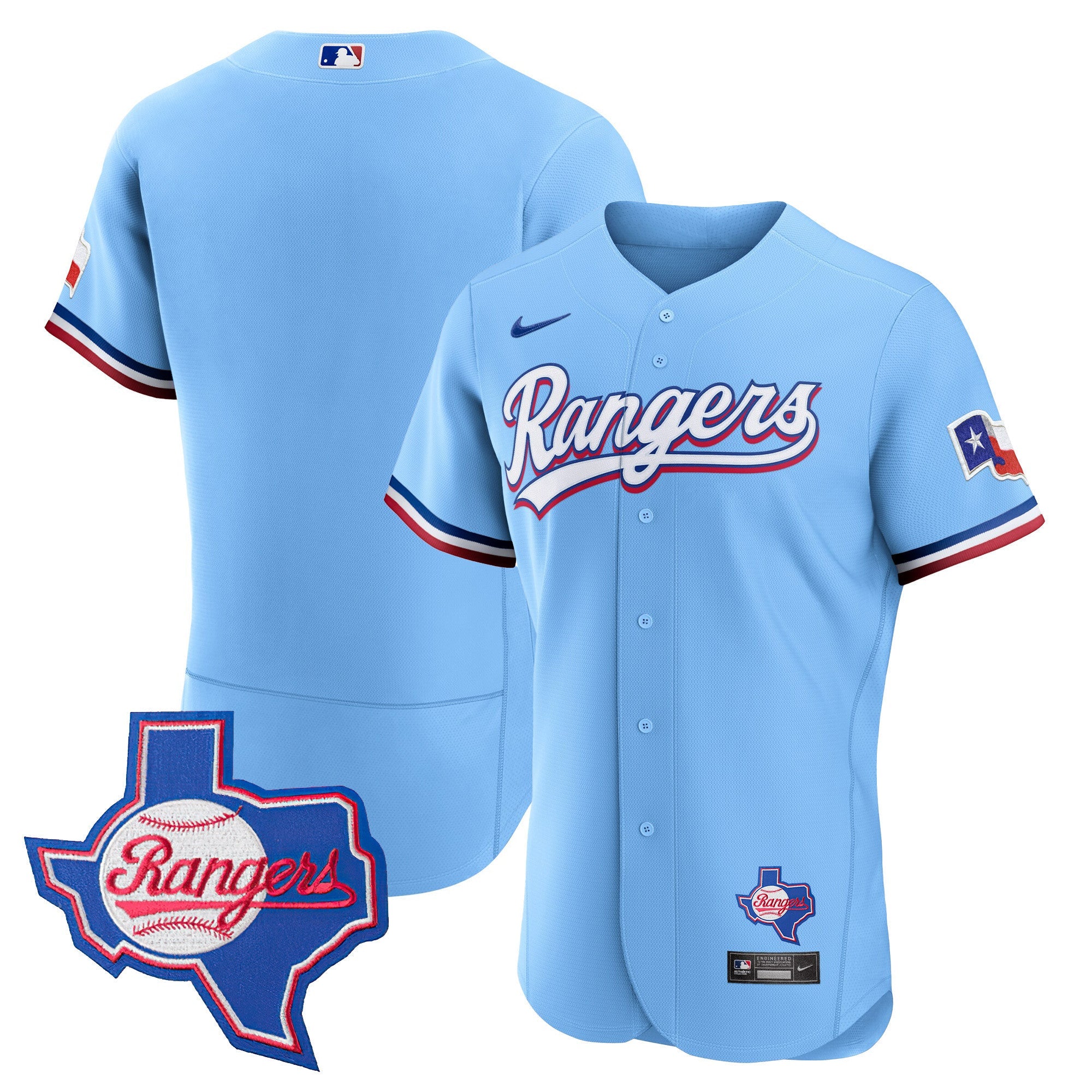 Men’s Texas 2023 Flex Base Jersey – Texas Patch