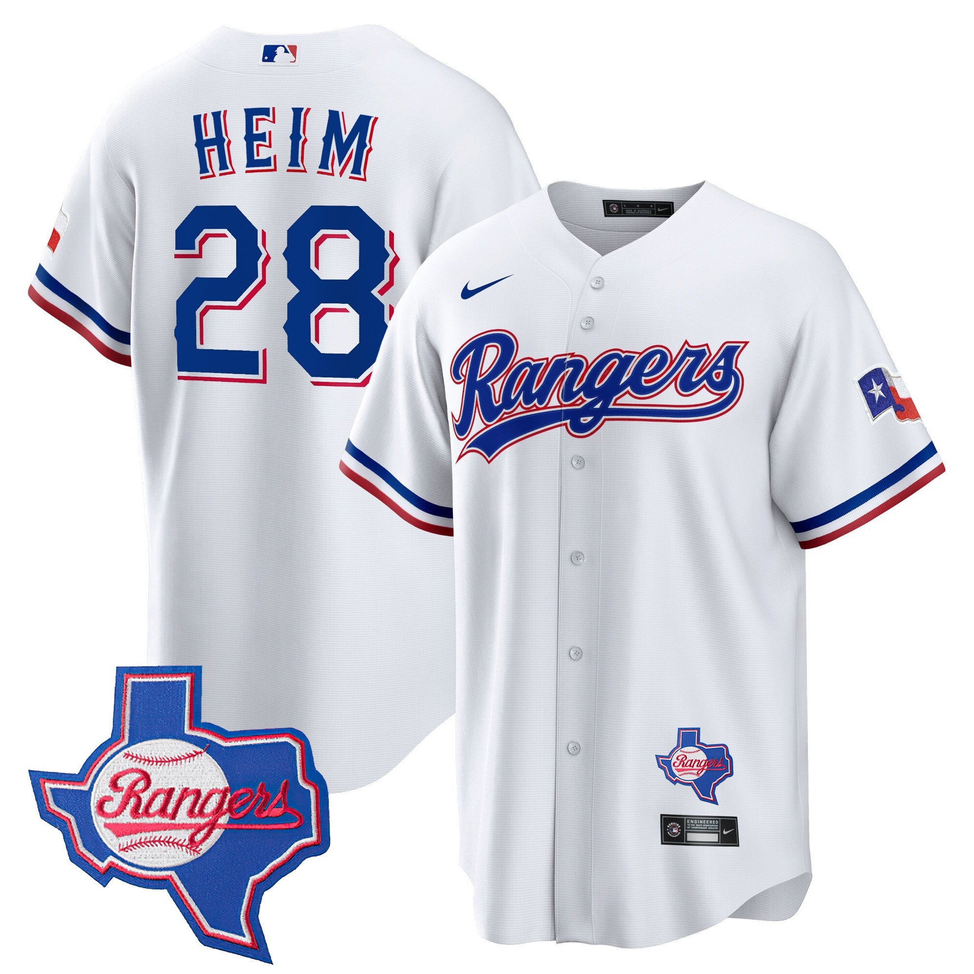 Men’s Texas 2023 Cool Base Jersey – Texas Patch