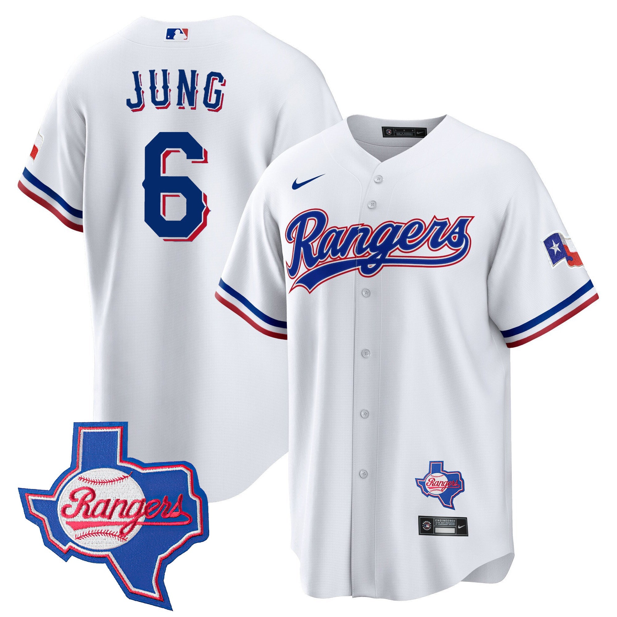 Men’s Texas 2023 Cool Base Jersey – Texas Patch