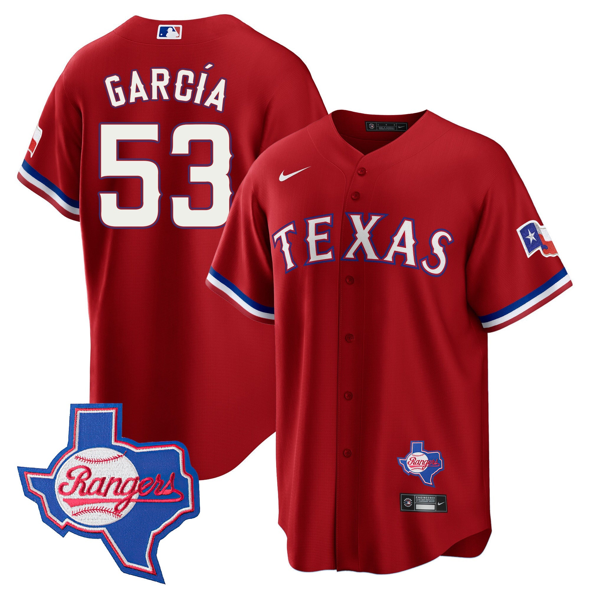 Men’s Texas 2023 Cool Base Jersey – Texas Patch