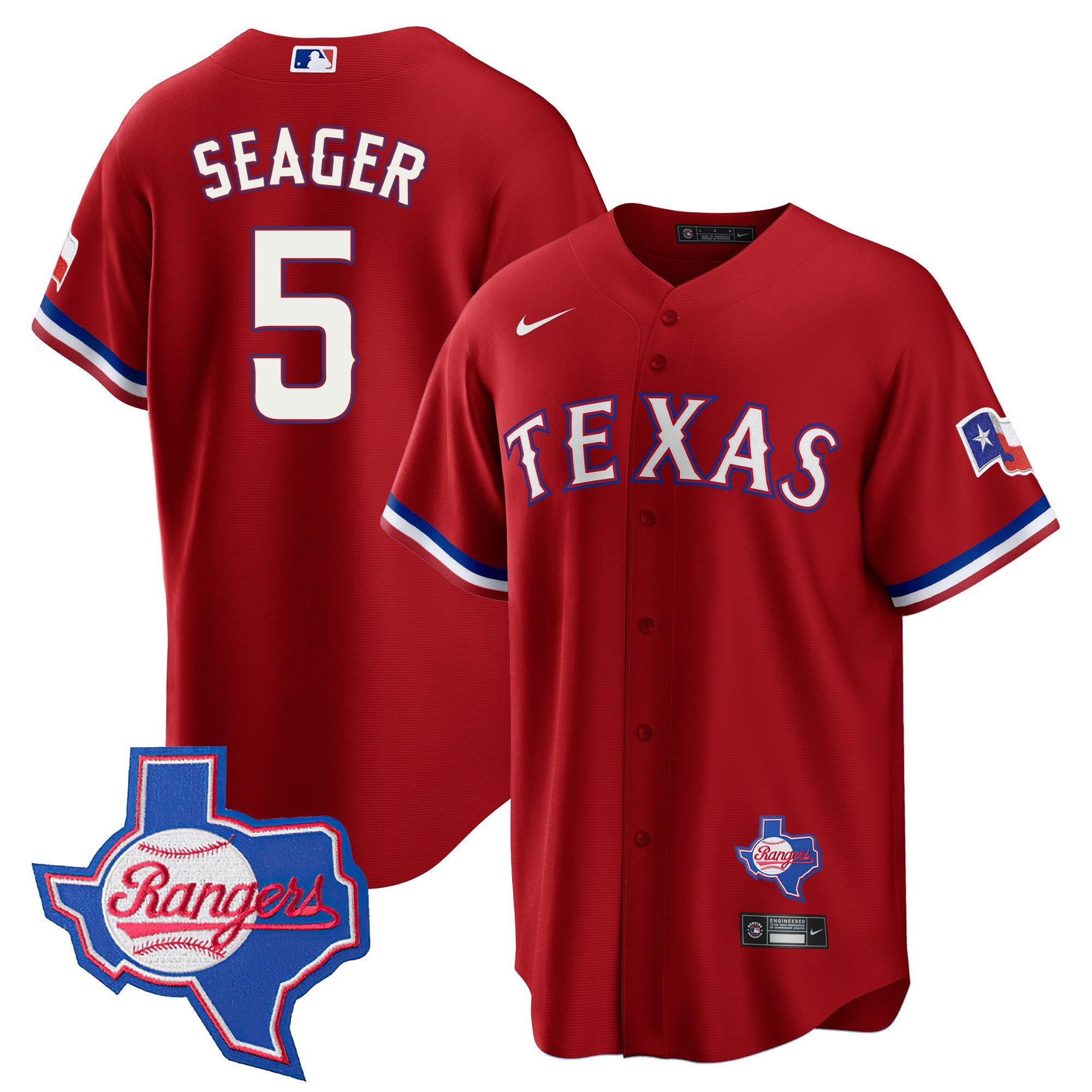 Men’s Texas 2023 Cool Base Jersey – Texas Patch