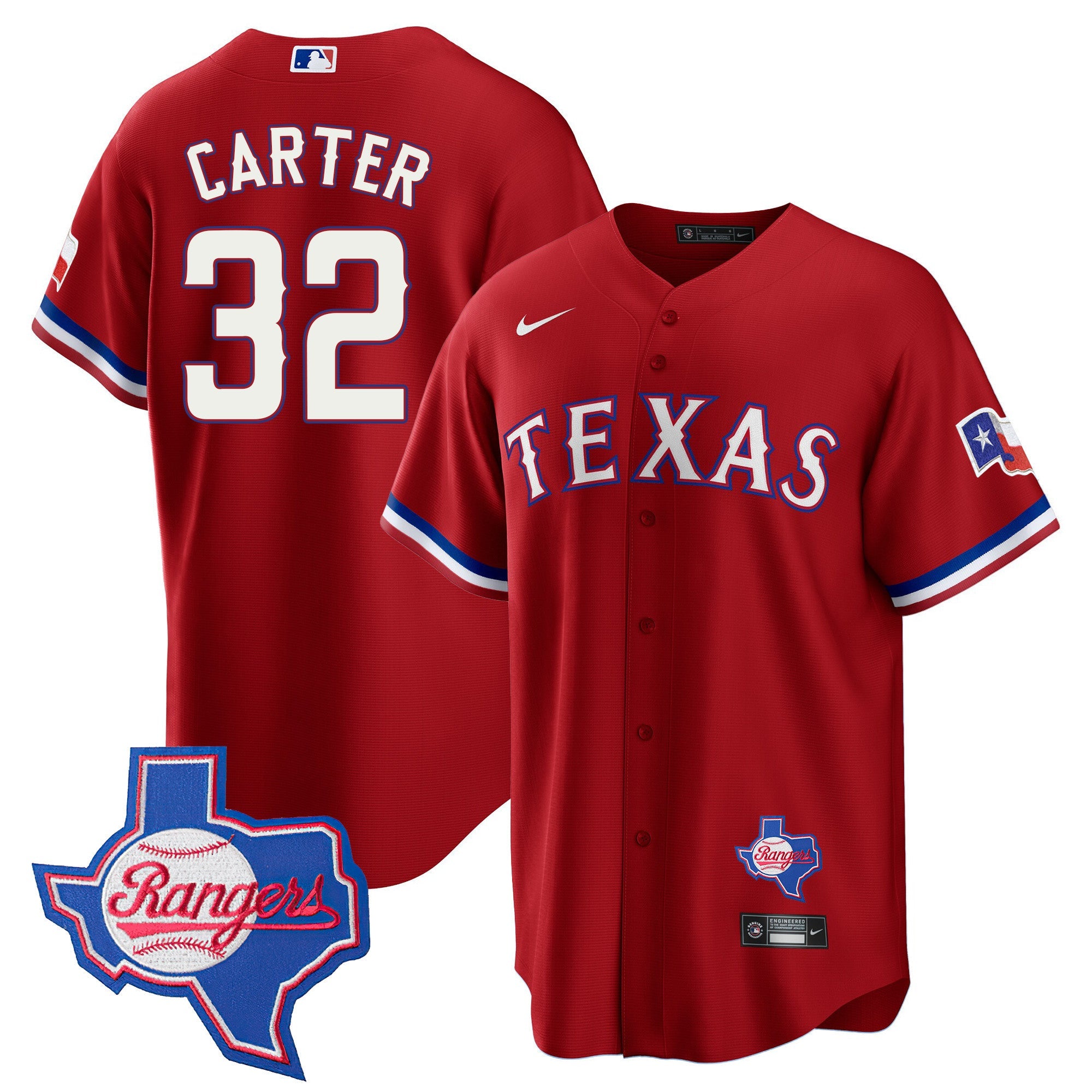 Men’s Texas 2023 Cool Base Jersey – Texas Patch