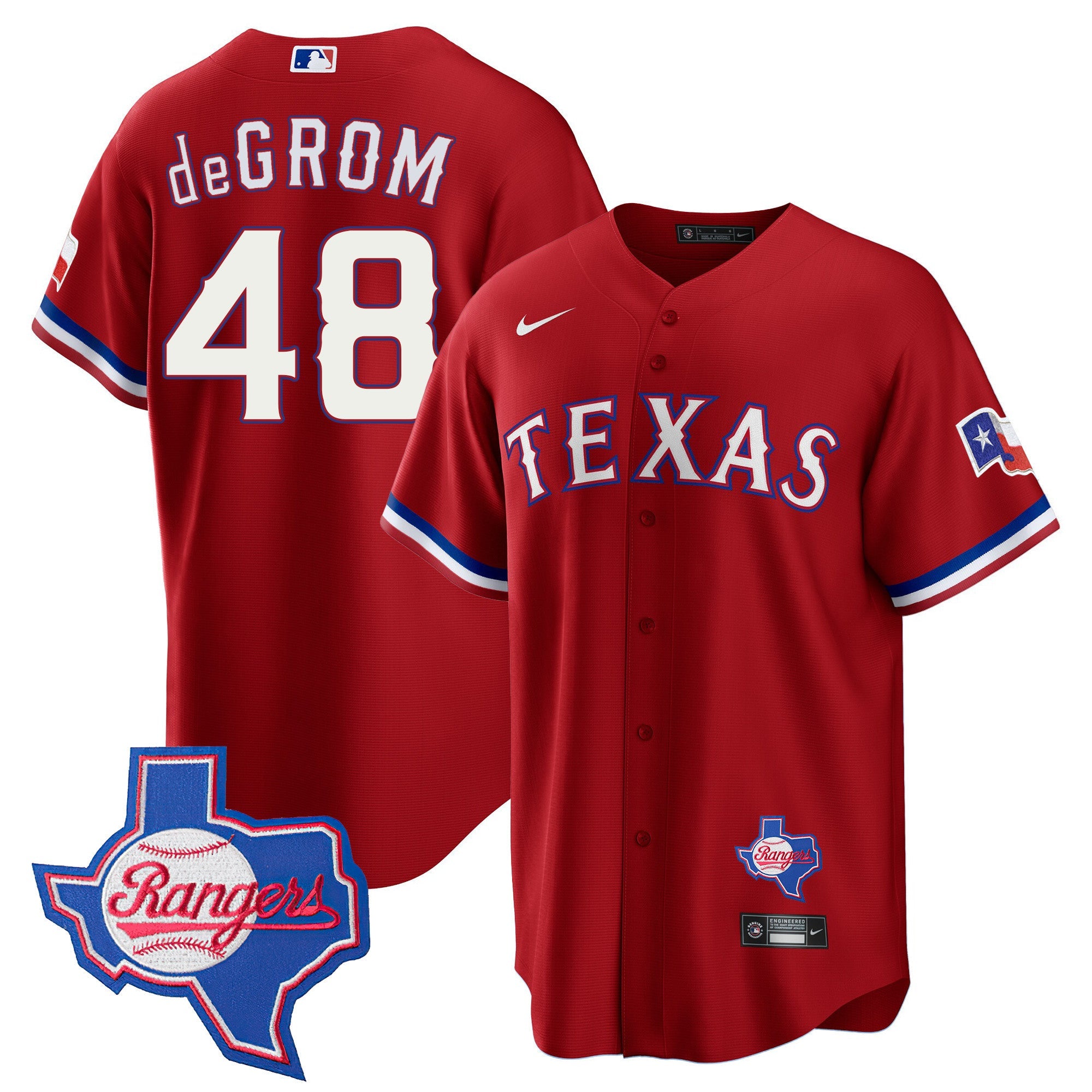 Men’s Texas 2023 Cool Base Jersey – Texas Patch