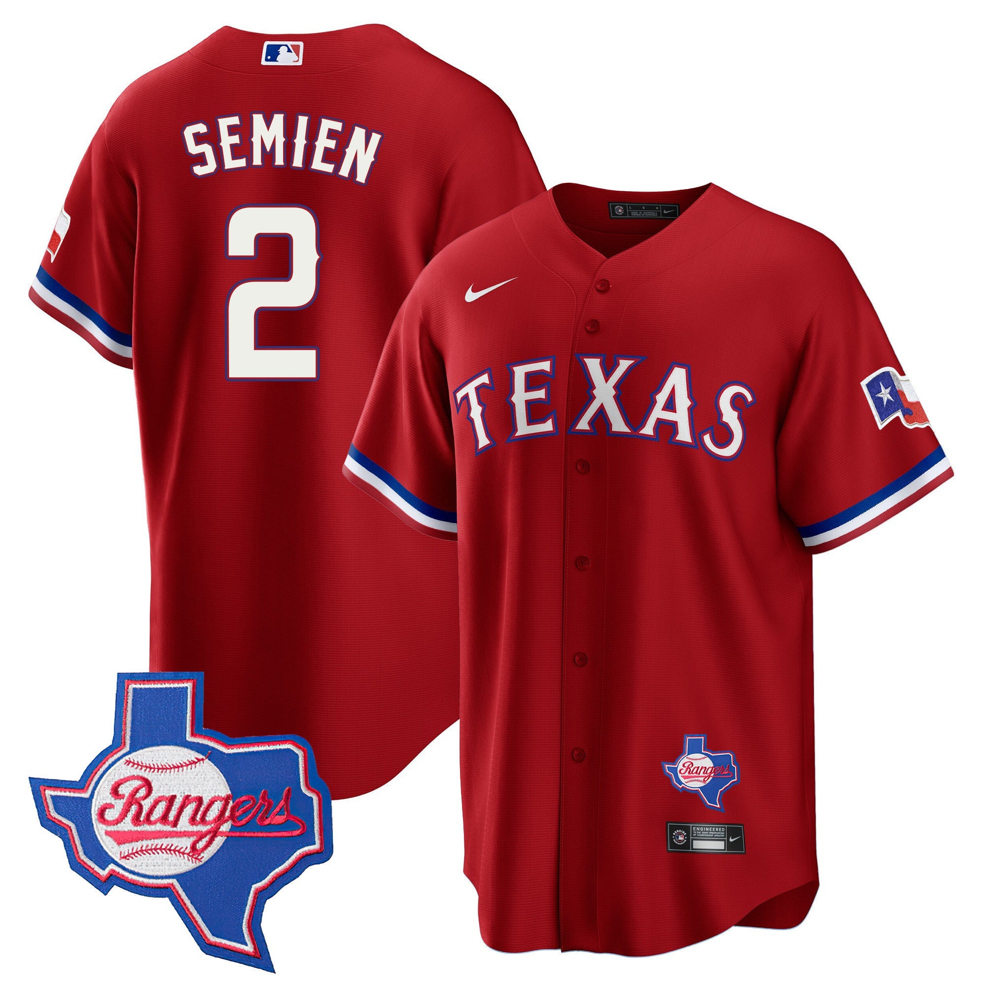 Men’s Texas 2023 Cool Base Jersey – Texas Patch