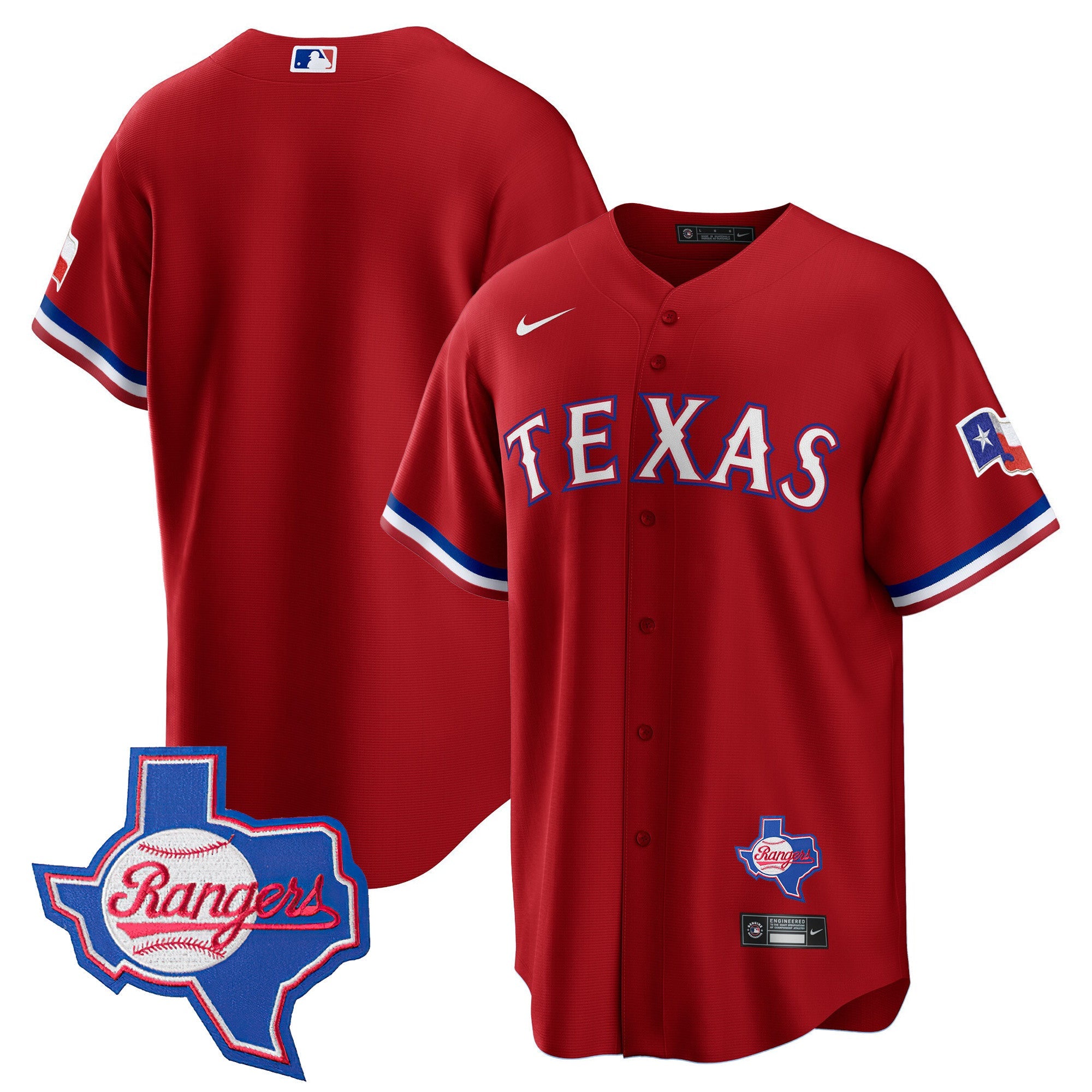 Men’s Texas 2023 Cool Base Jersey – Texas Patch
