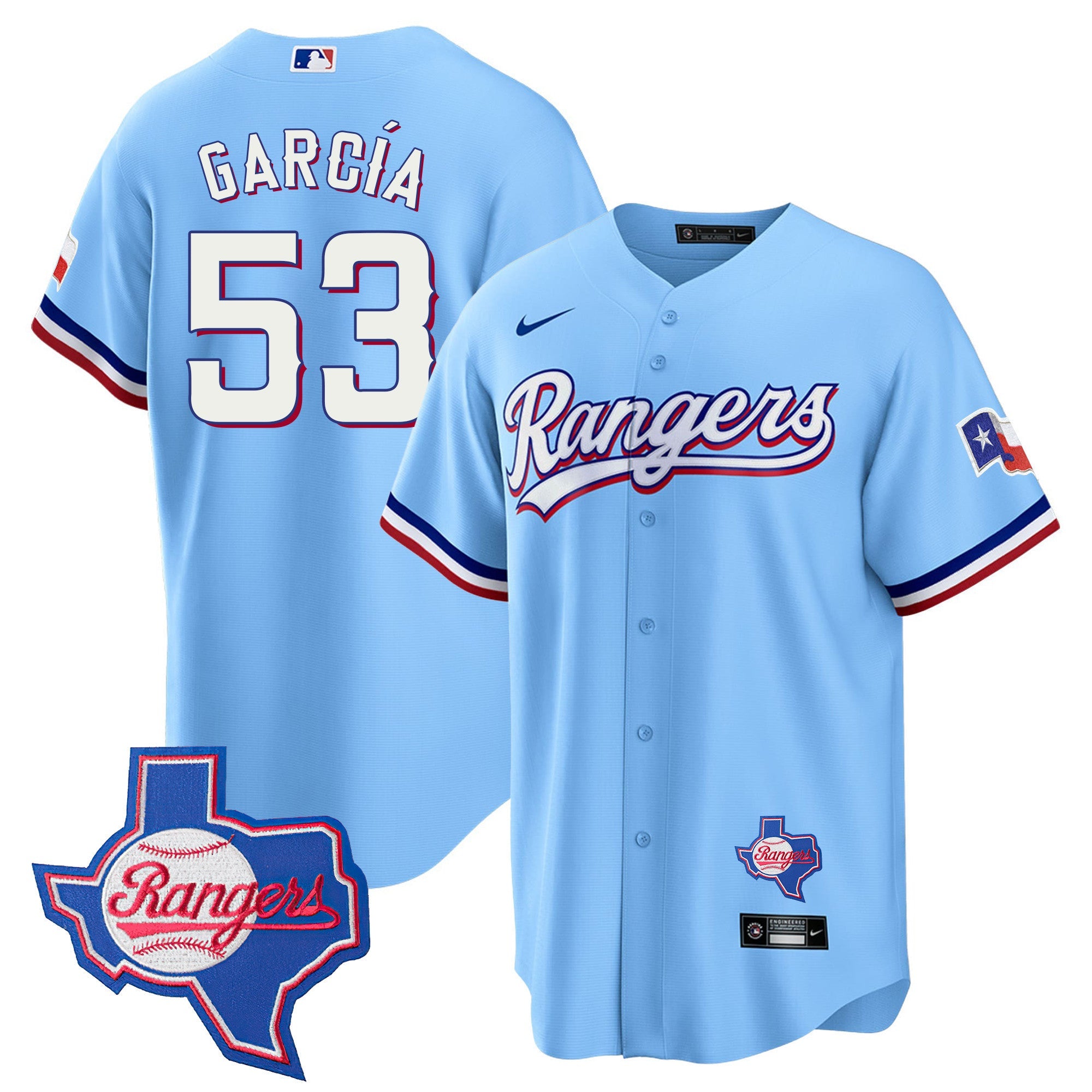 Men’s Texas 2023 Cool Base Jersey – Texas Patch