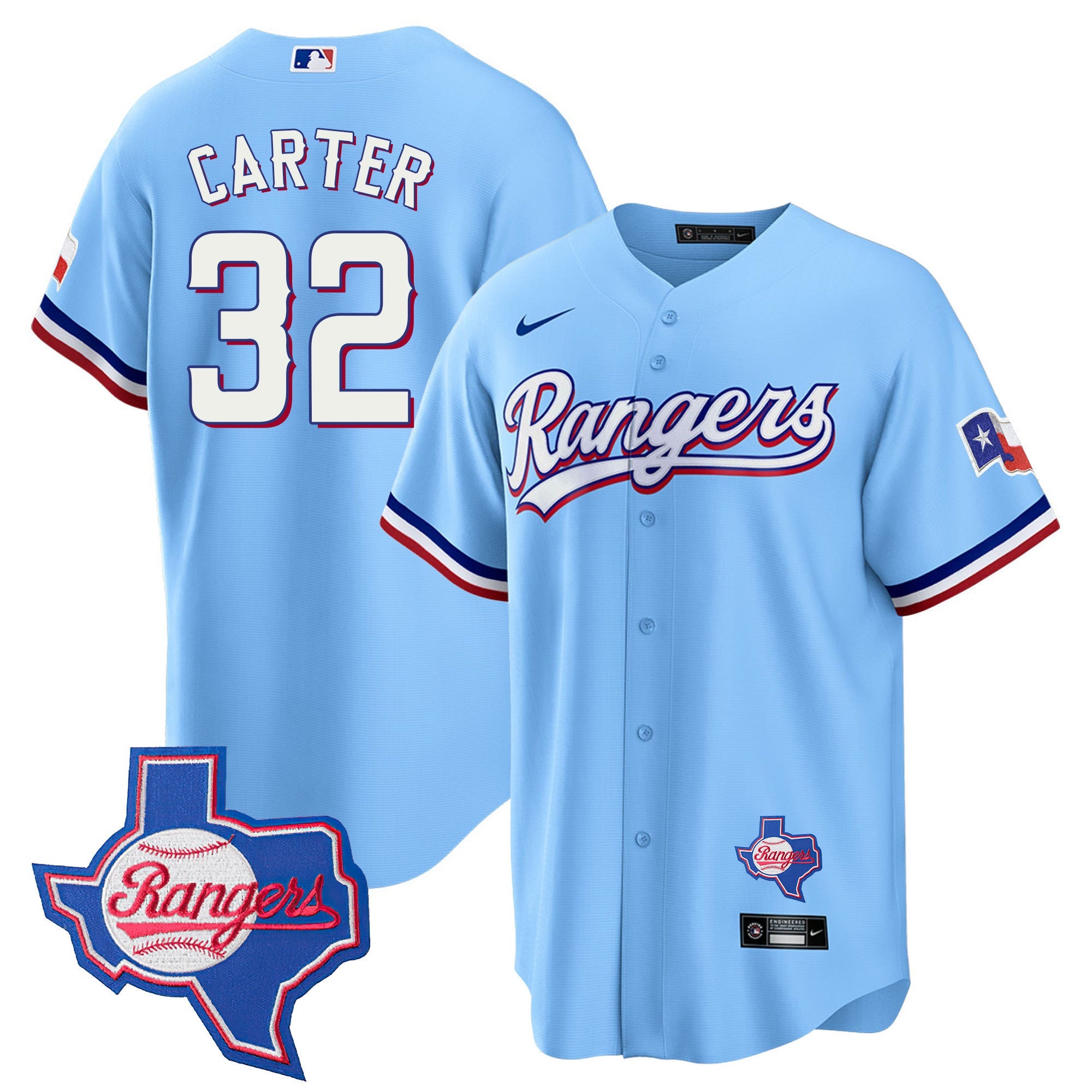 Men’s Texas 2023 Cool Base Jersey – Texas Patch