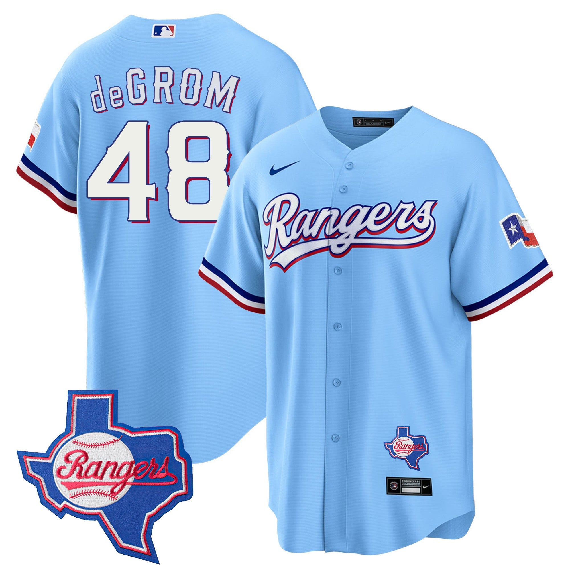 Men’s Texas 2023 Cool Base Jersey – Texas Patch