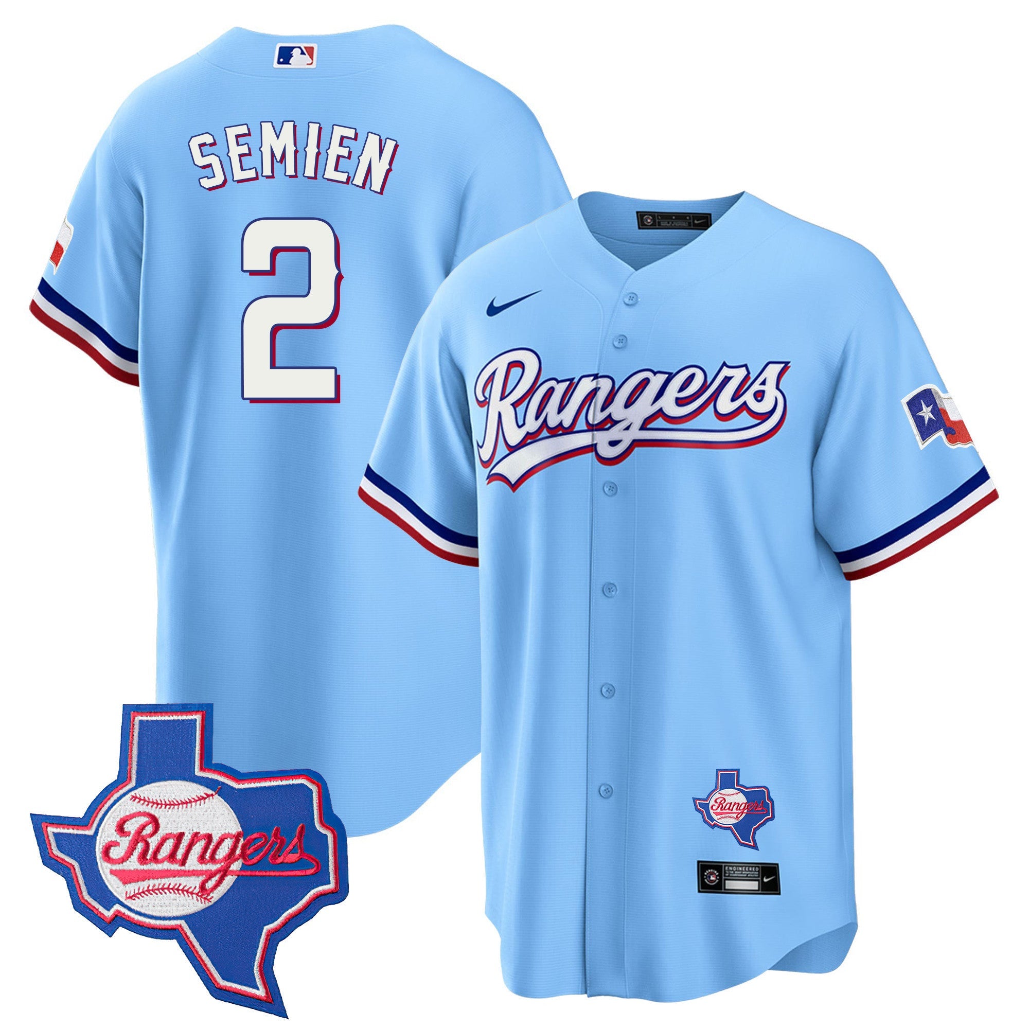 Men’s Texas 2023 Cool Base Jersey – Texas Patch