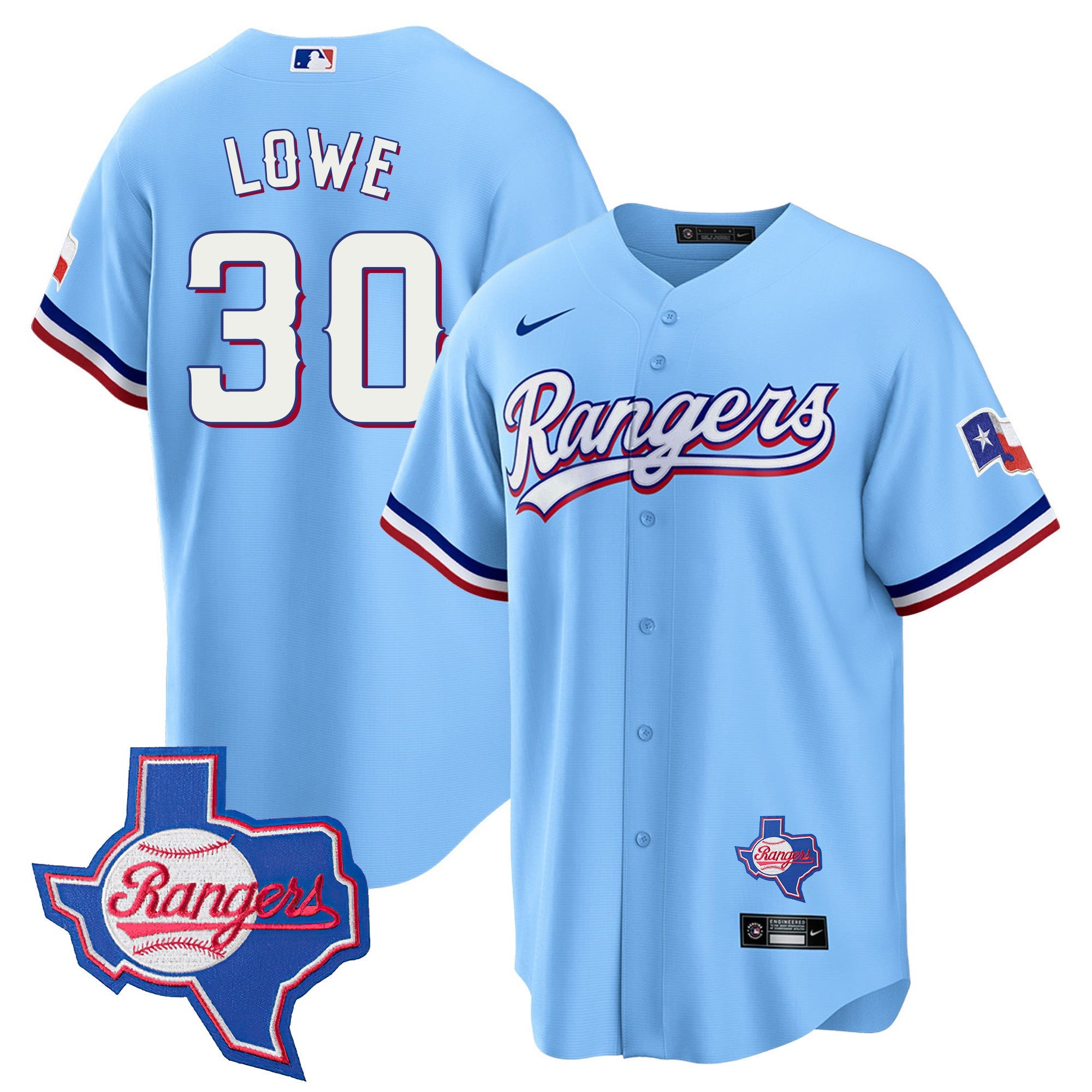 Men’s Texas 2023 Cool Base Jersey – Texas Patch