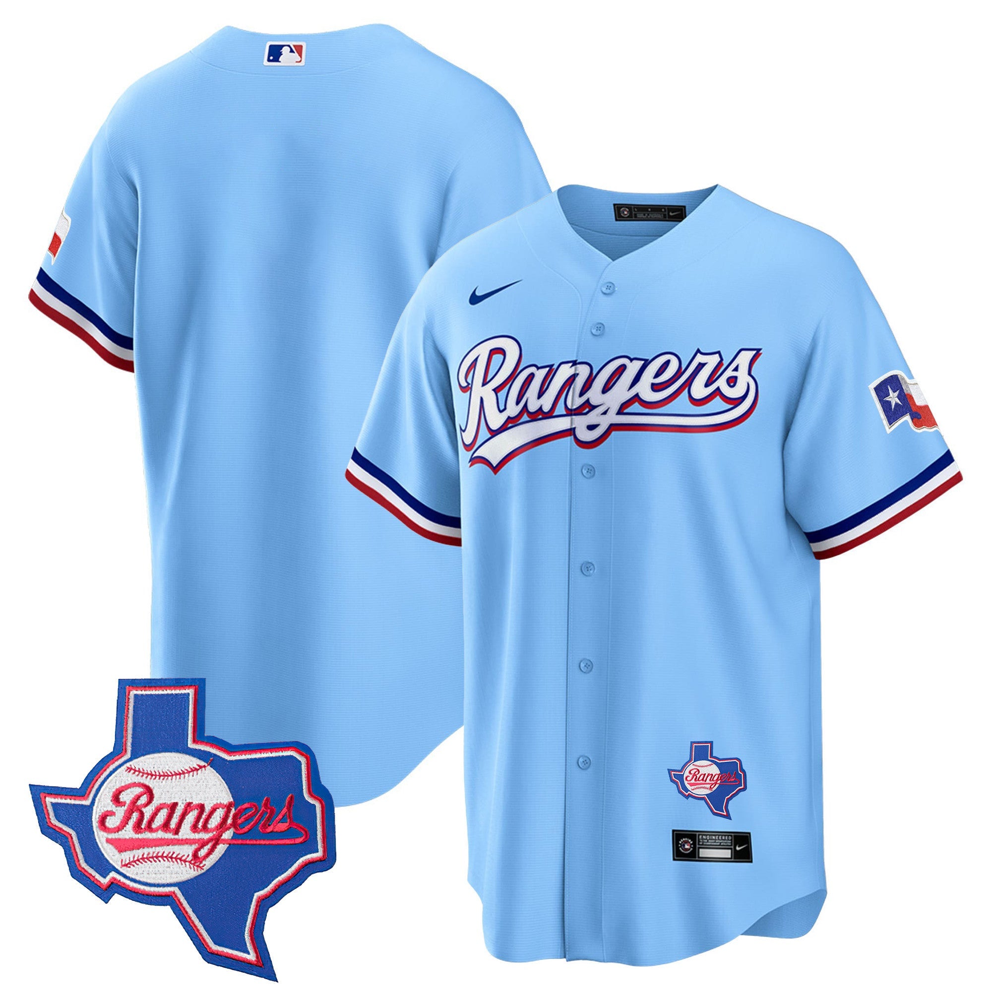 Men’s Texas 2023 Cool Base Jersey – Texas Patch