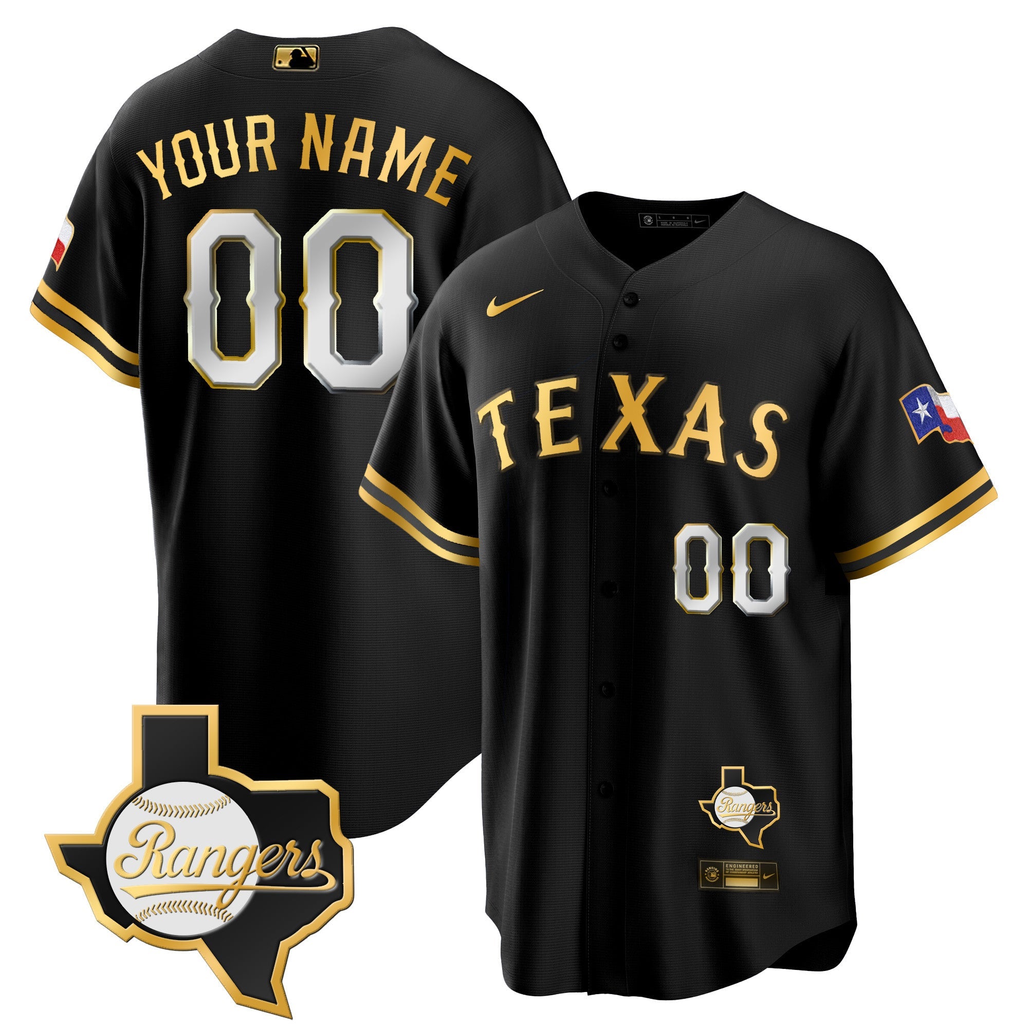 Texas 2023 Cool Base Custom Jersey – Texas Patch
