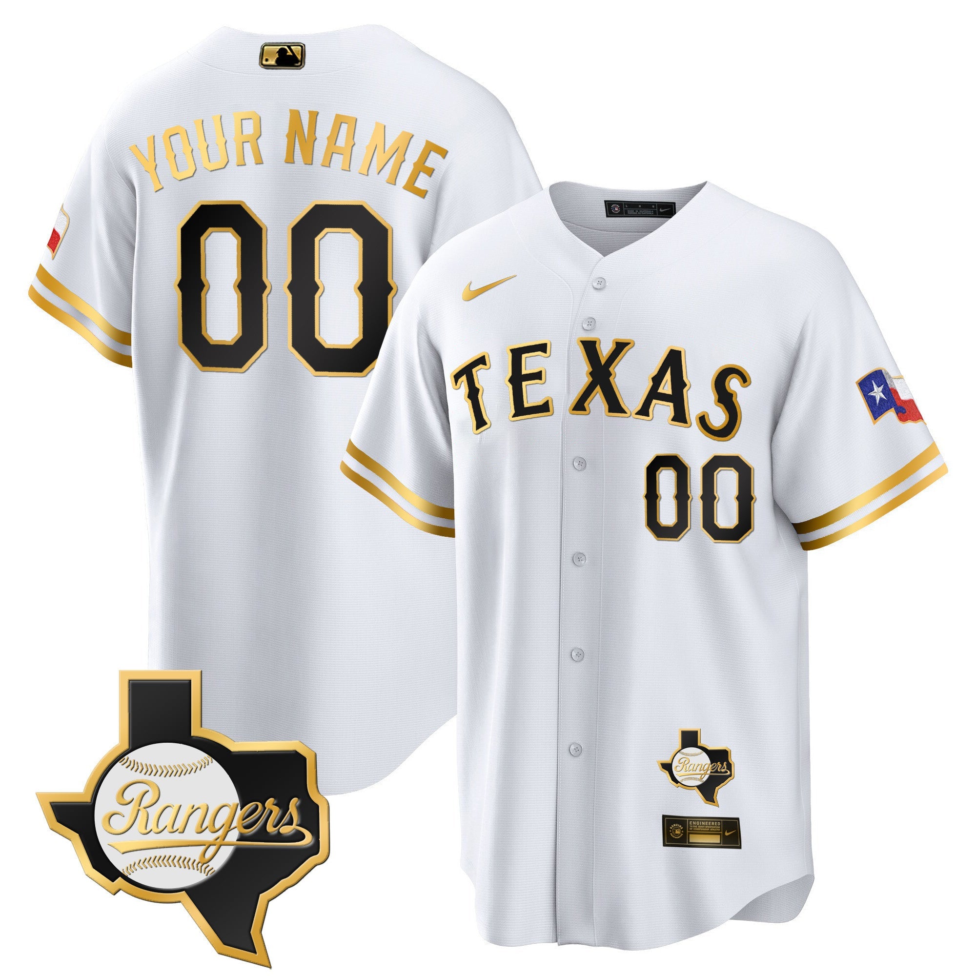Texas 2023 Cool Base Custom Jersey – Texas Patch