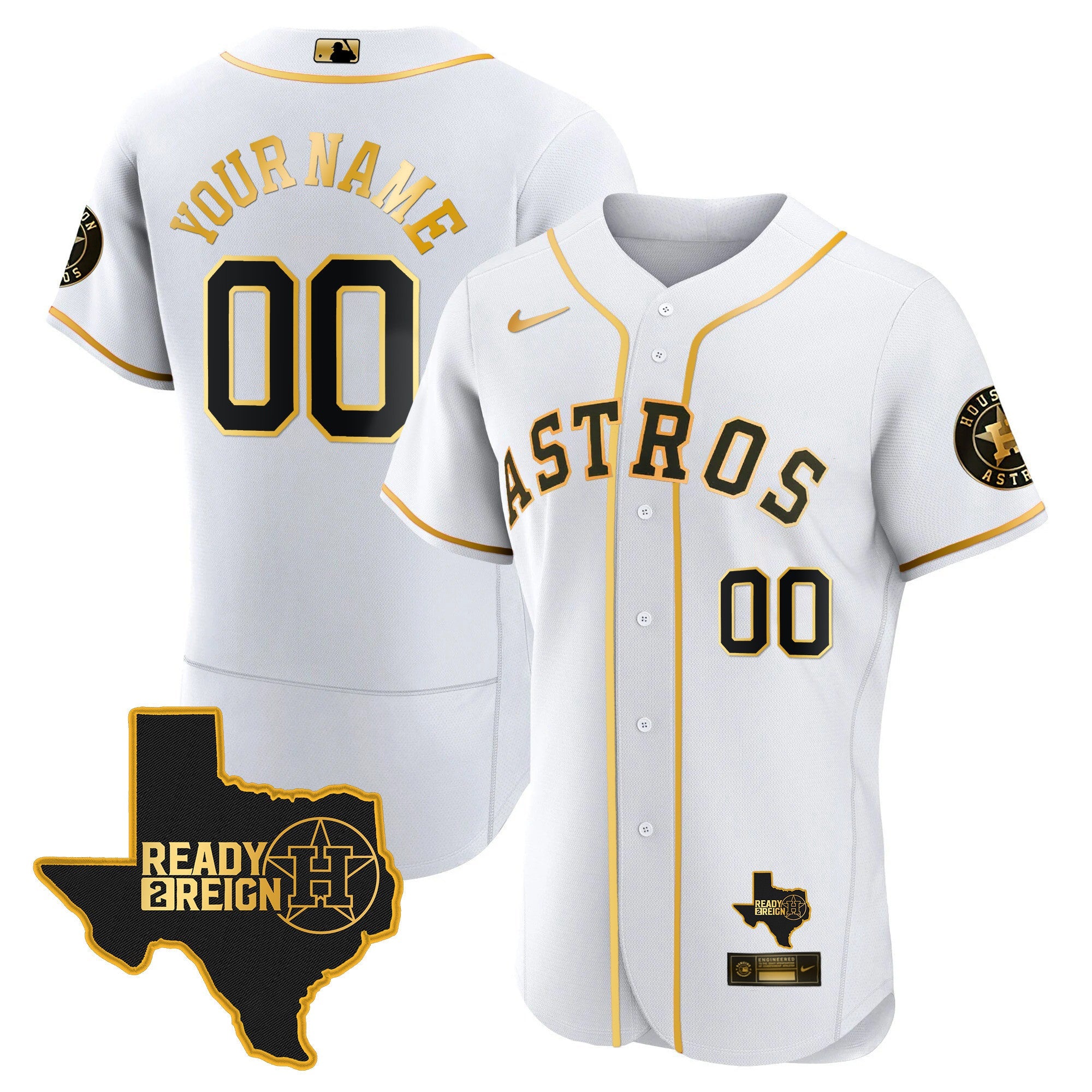 Houston 2024 Ready 2 Reign Flex Base Custom Jersey