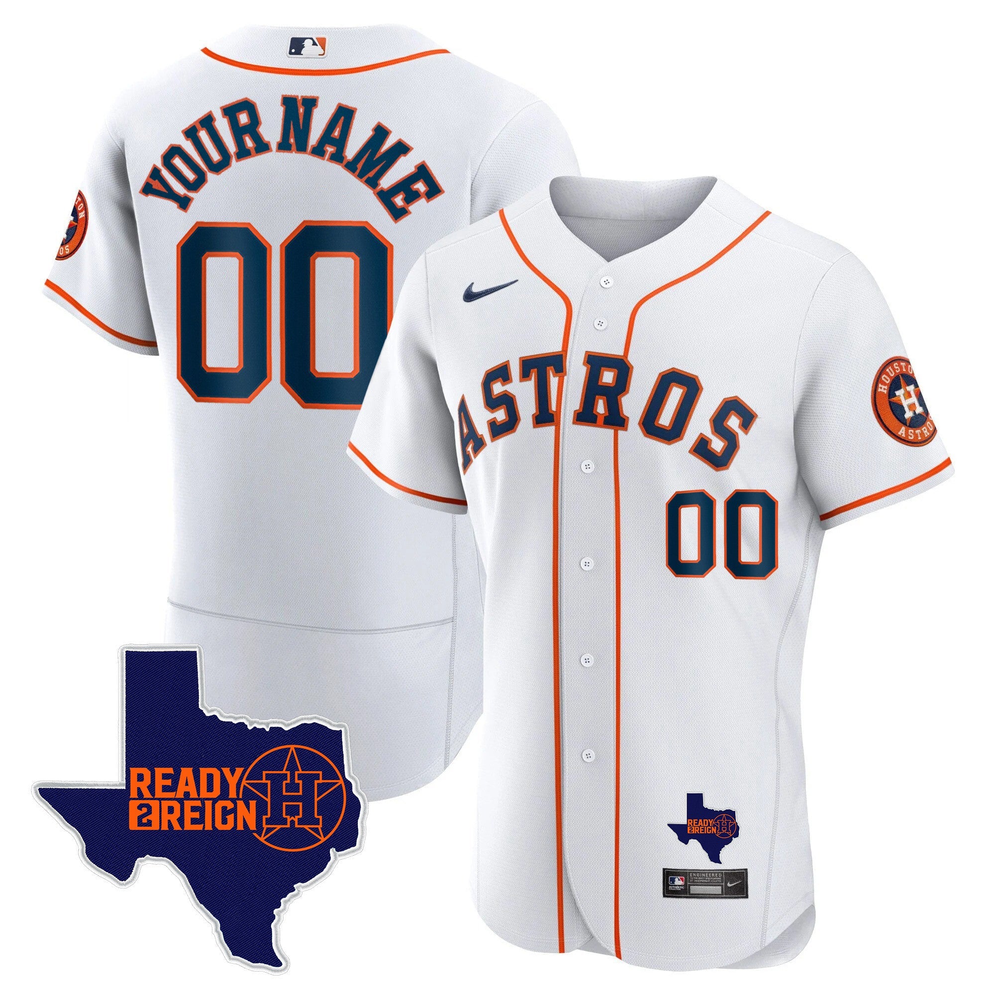 Houston 2024 Ready 2 Reign Flex Base Custom Jersey