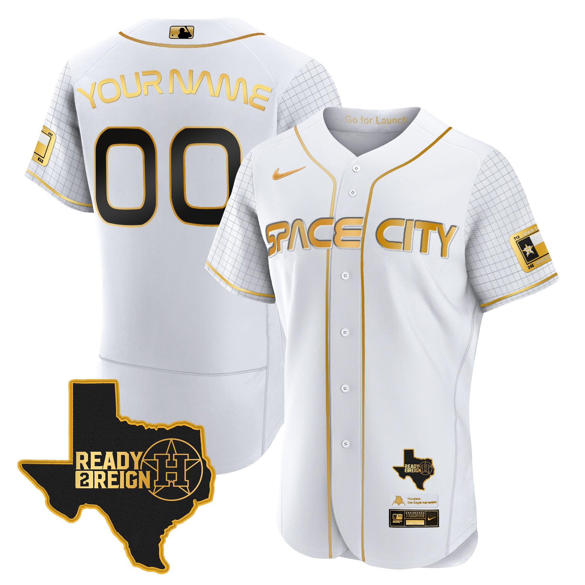 2024 Space City Ready 2 Reign Flex Base Custom Jersey