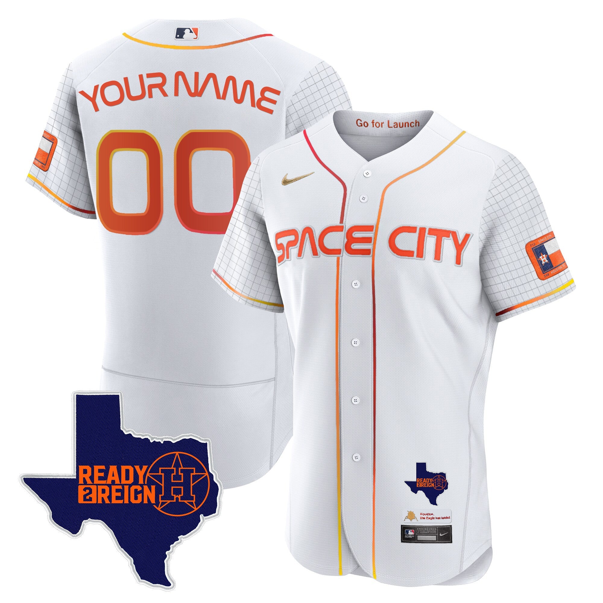 2024 Space City Ready 2 Reign Flex Base Custom Jersey