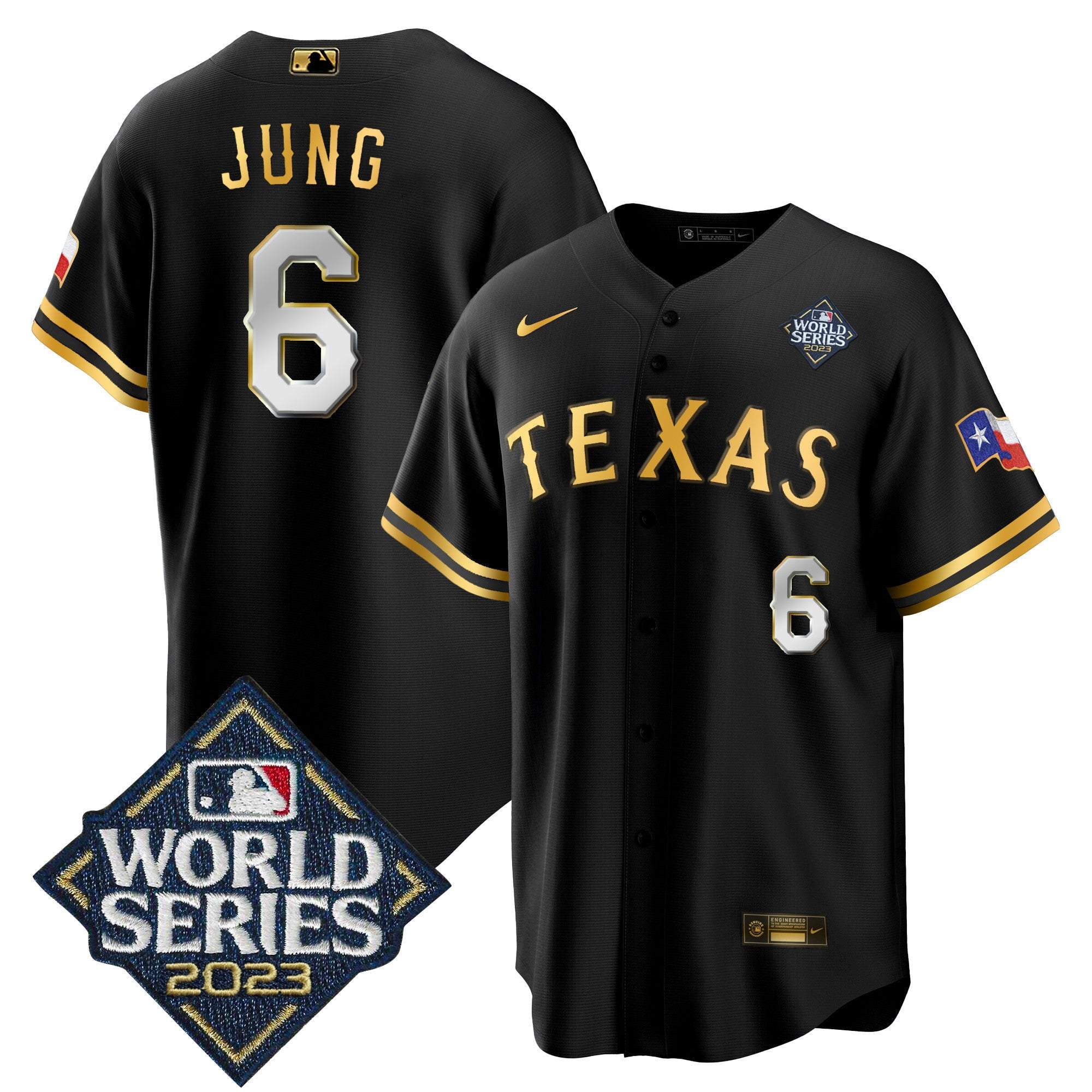 Men’s Texas 2023 World Series Cool Base Jersey V2