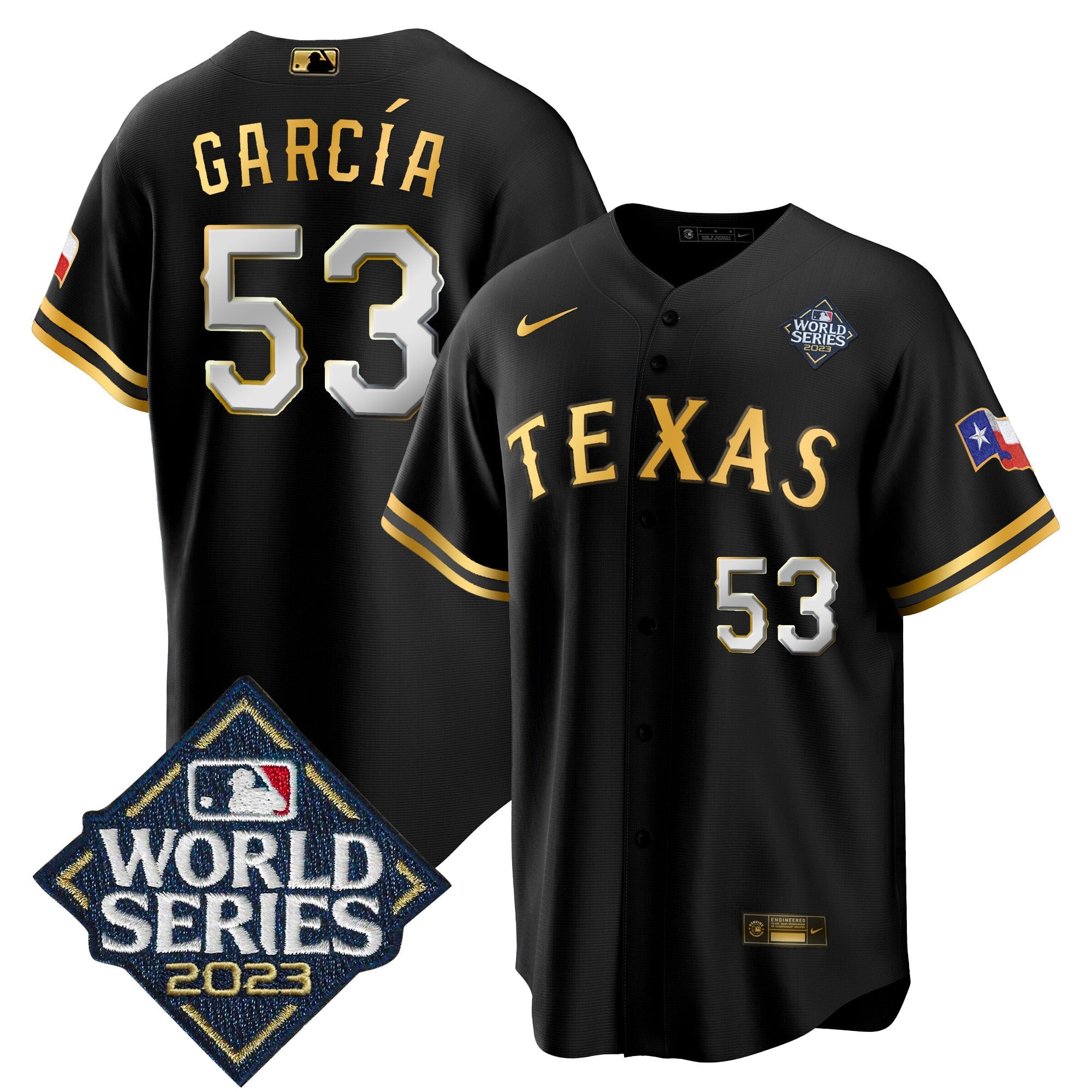Men’s Texas 2023 World Series Cool Base Jersey V2