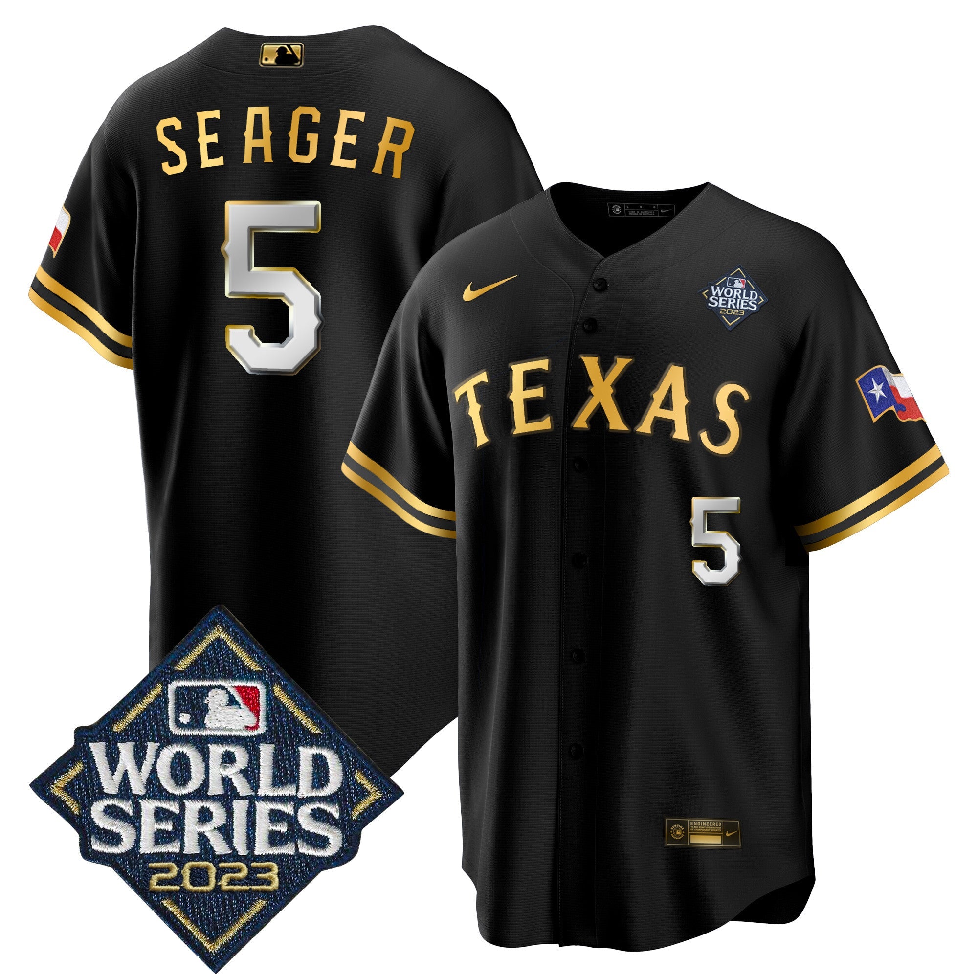 Men’s Texas 2023 World Series Cool Base Jersey V2