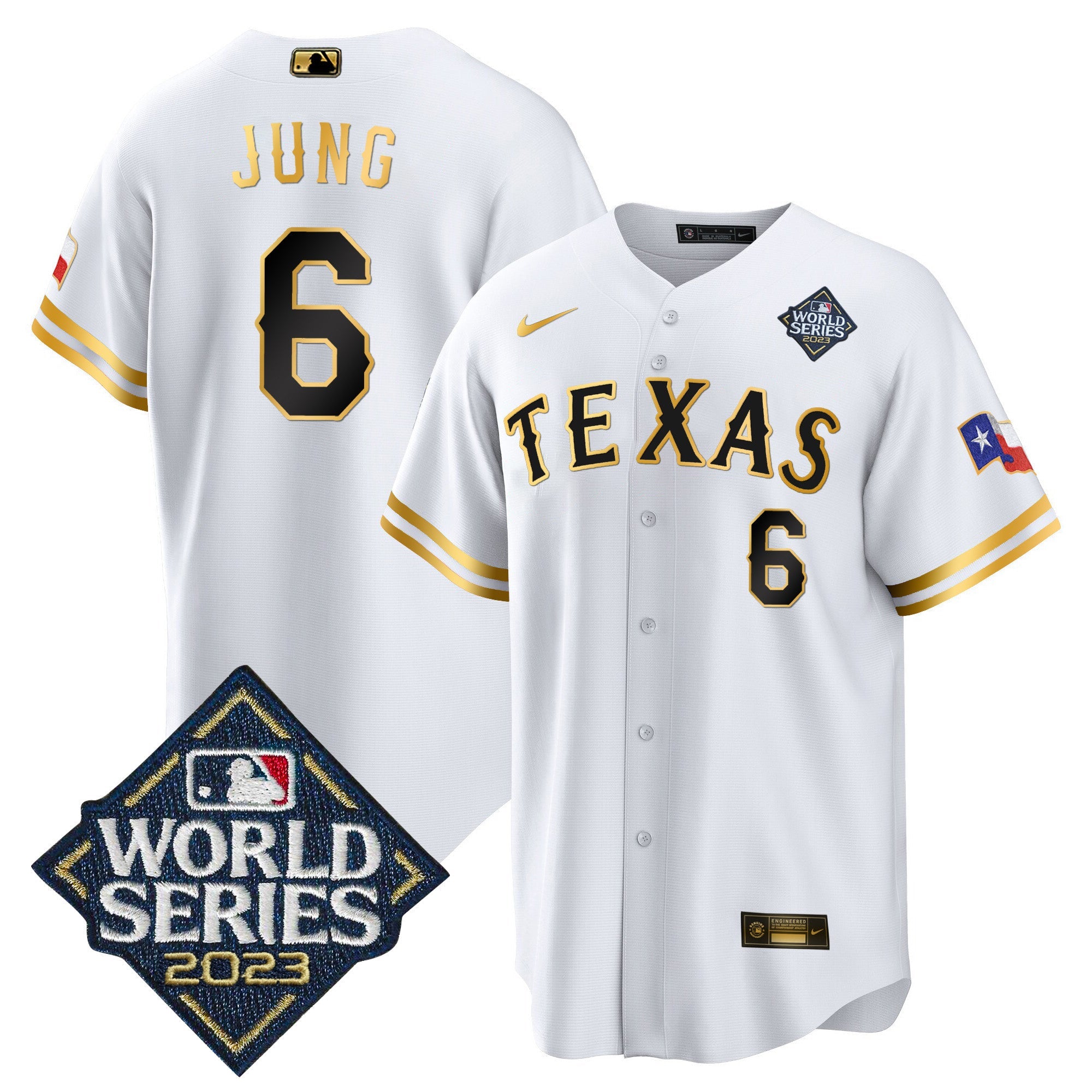 Men’s Texas 2023 World Series Cool Base Jersey V2