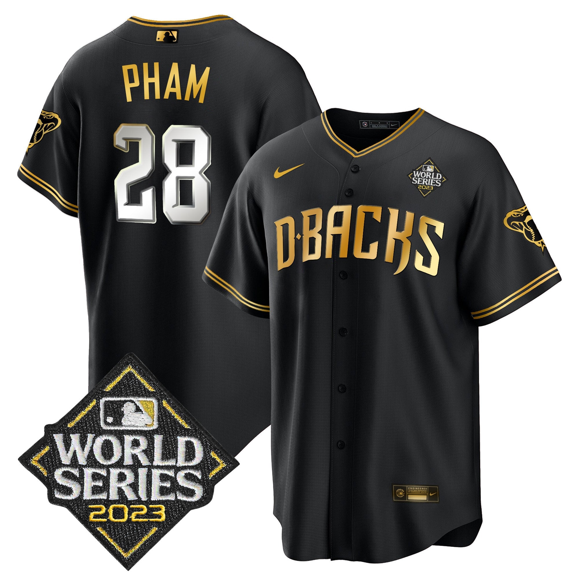 Men’s 2023 World Series Cool Base Gold Jersey V2