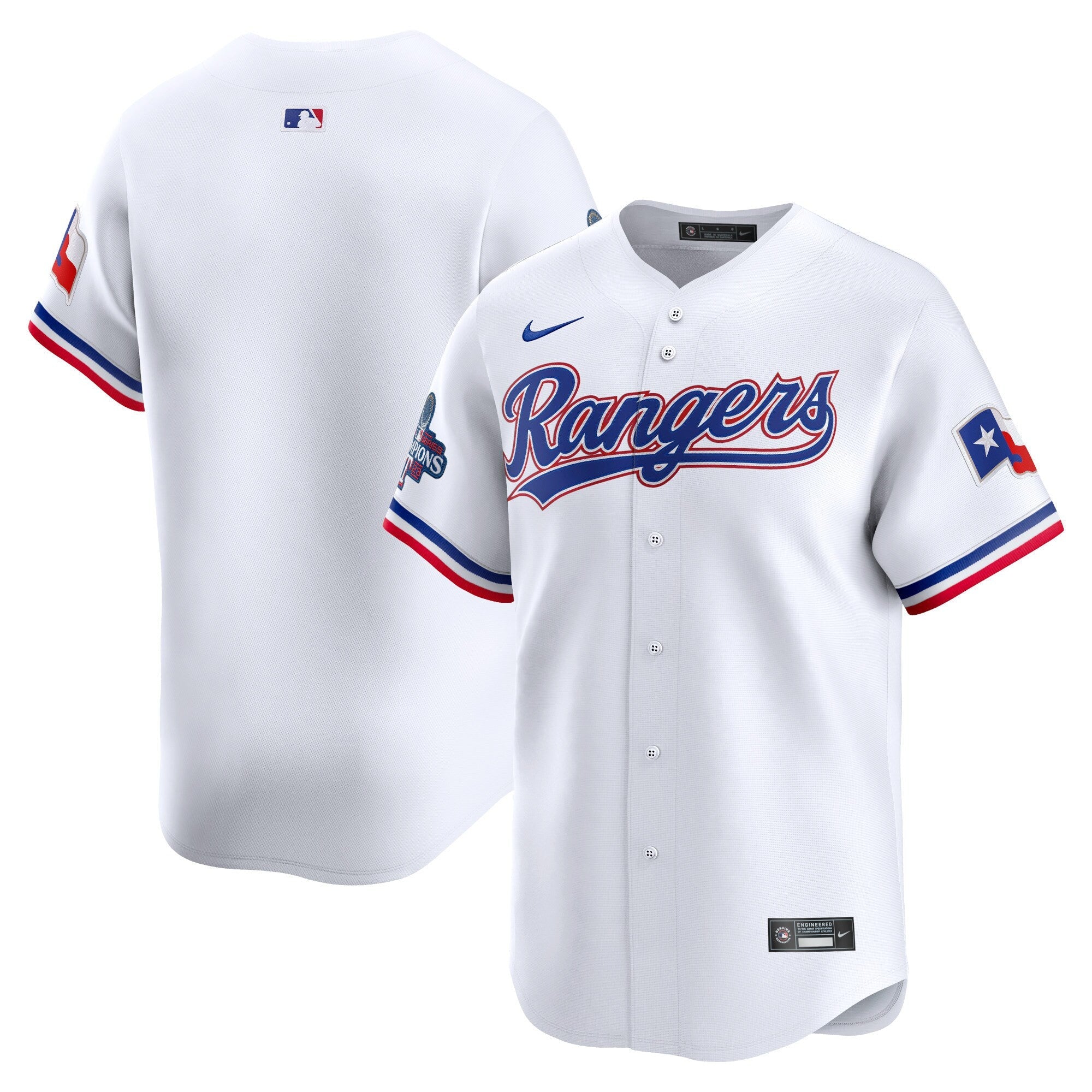 Texas Home 2023 World Series Champions Limited Jersey – White