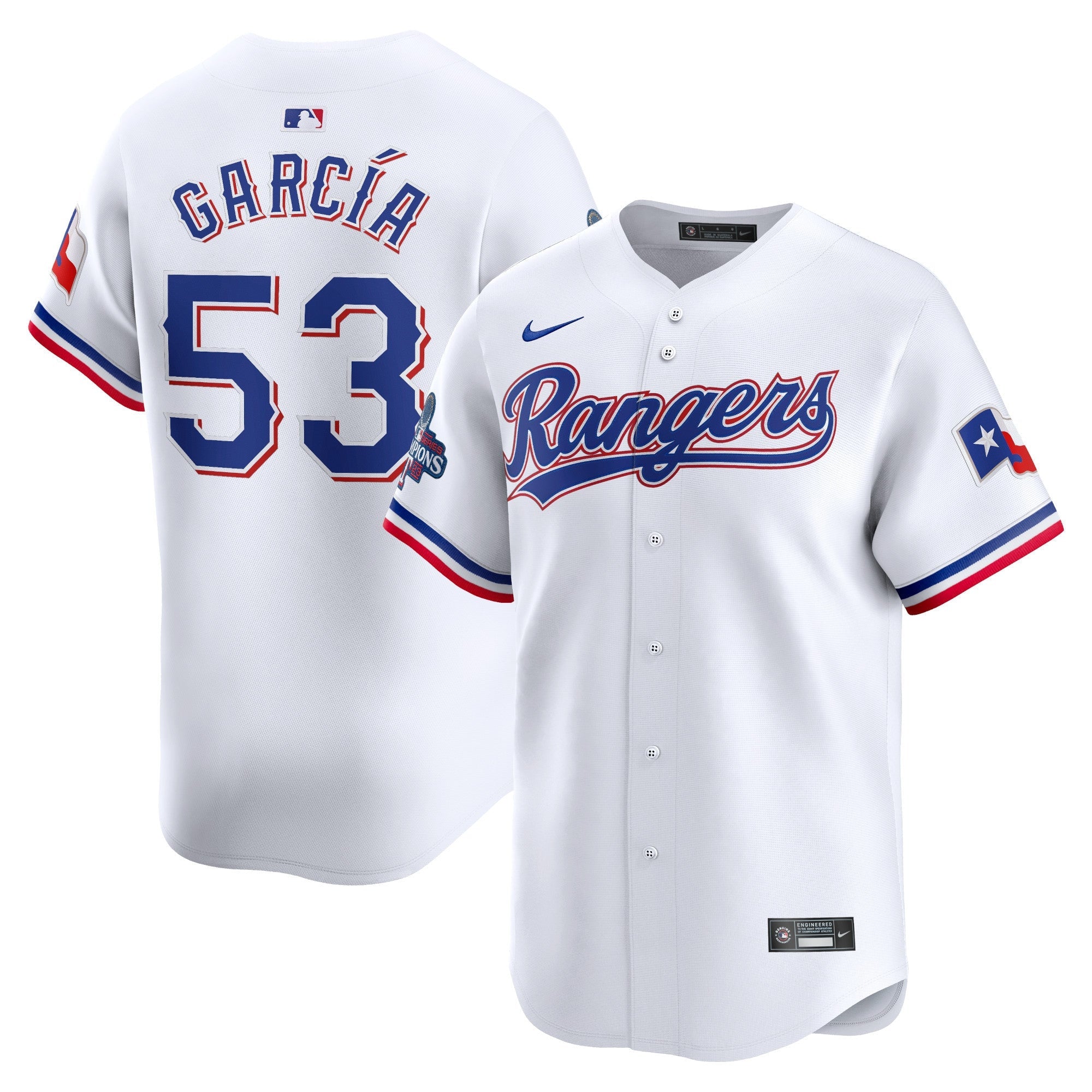 Texas Home 2023 World Series Champions Limited Jersey – White