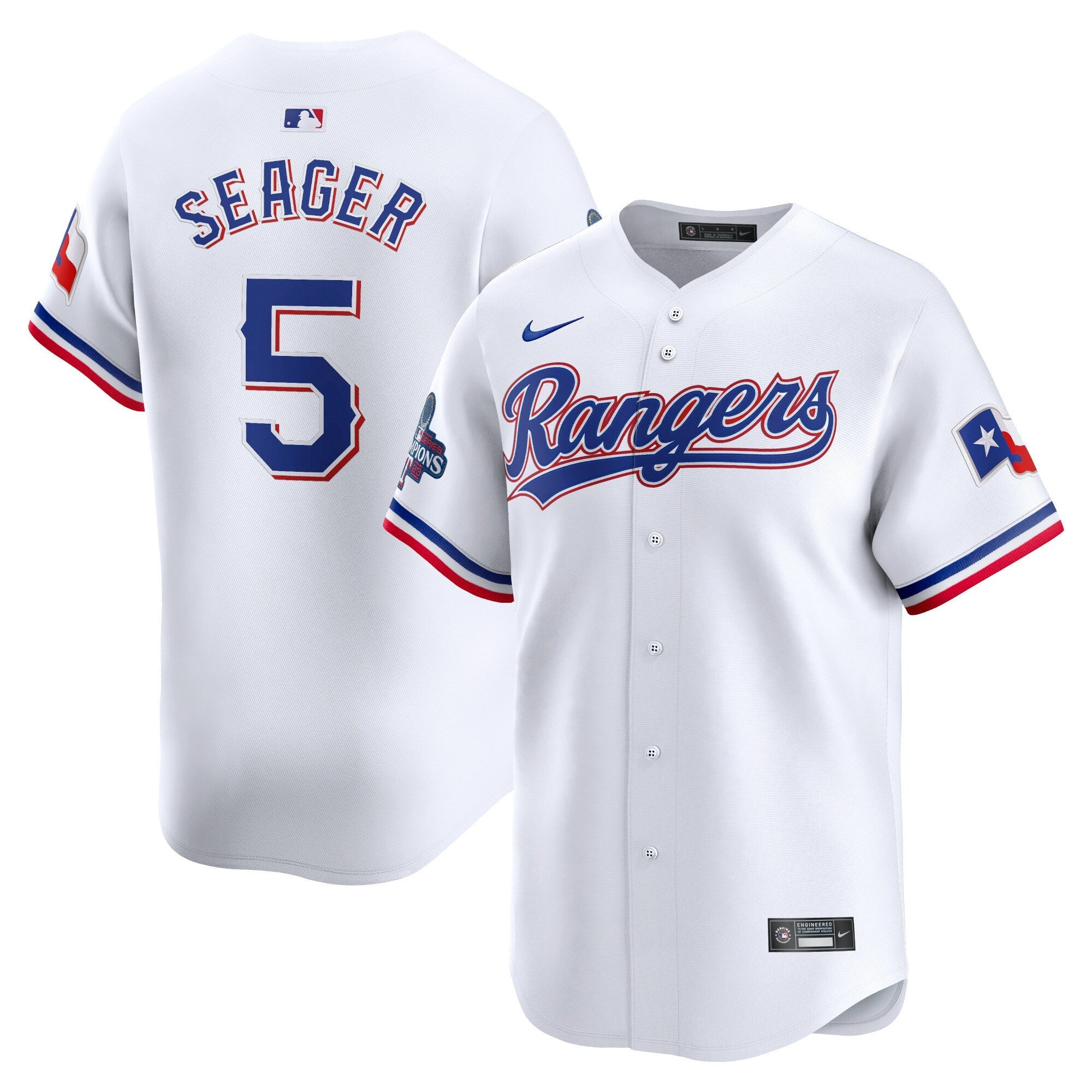 Texas Home 2023 World Series Champions Limited Jersey – White