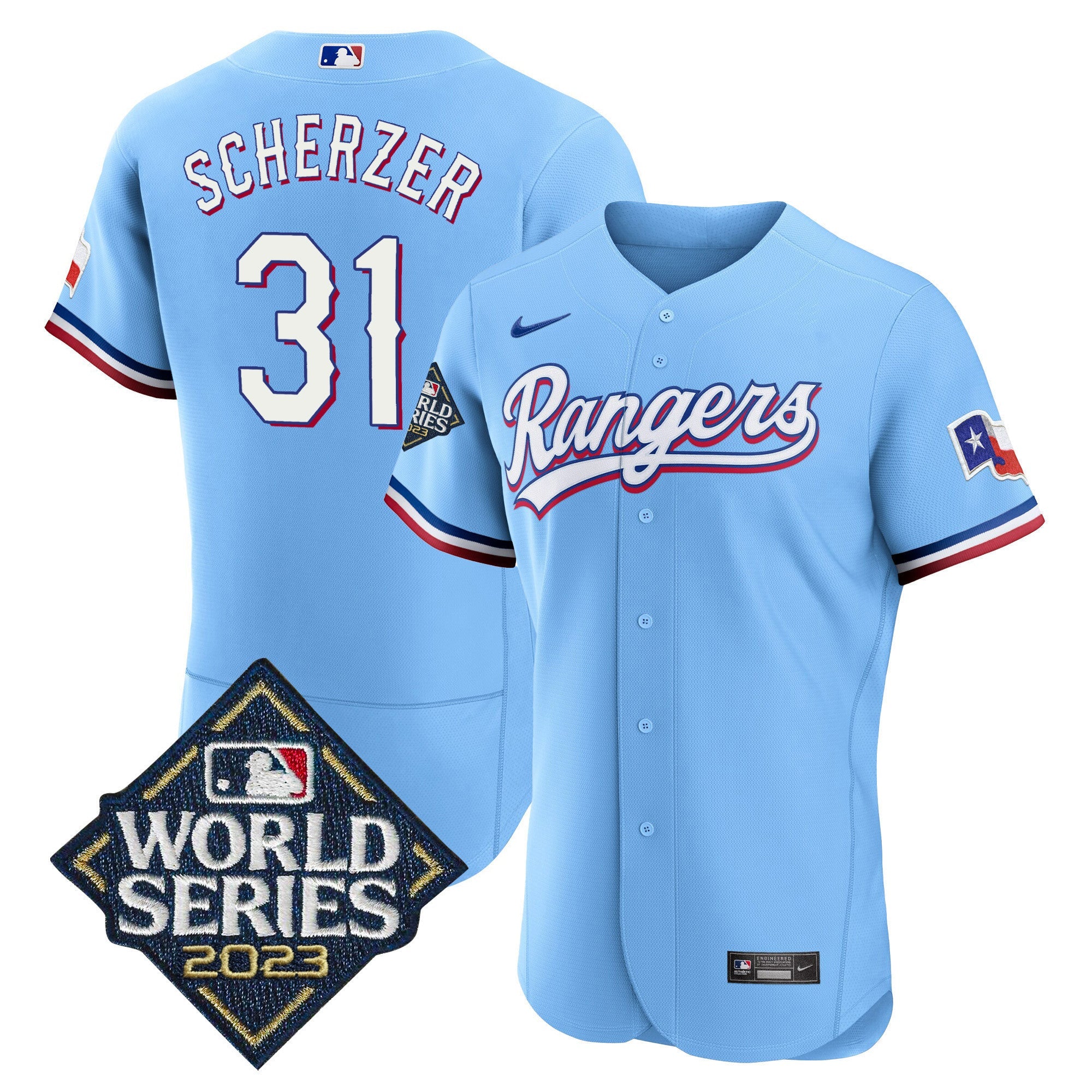 Men’s Texas 2023 World Series Flex Base Jersey V1