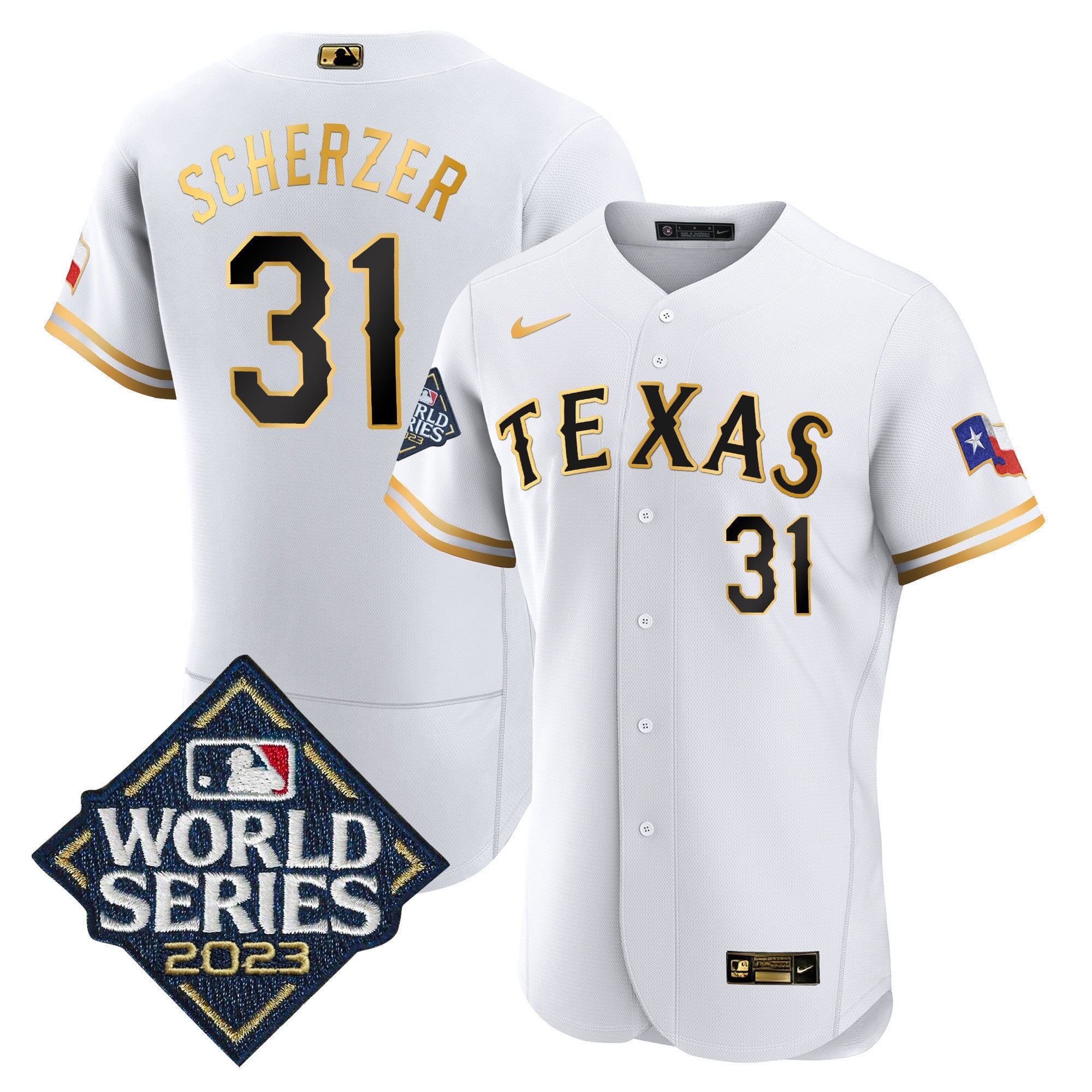 Men’s Texas 2023 World Series Flex Base Jersey V1