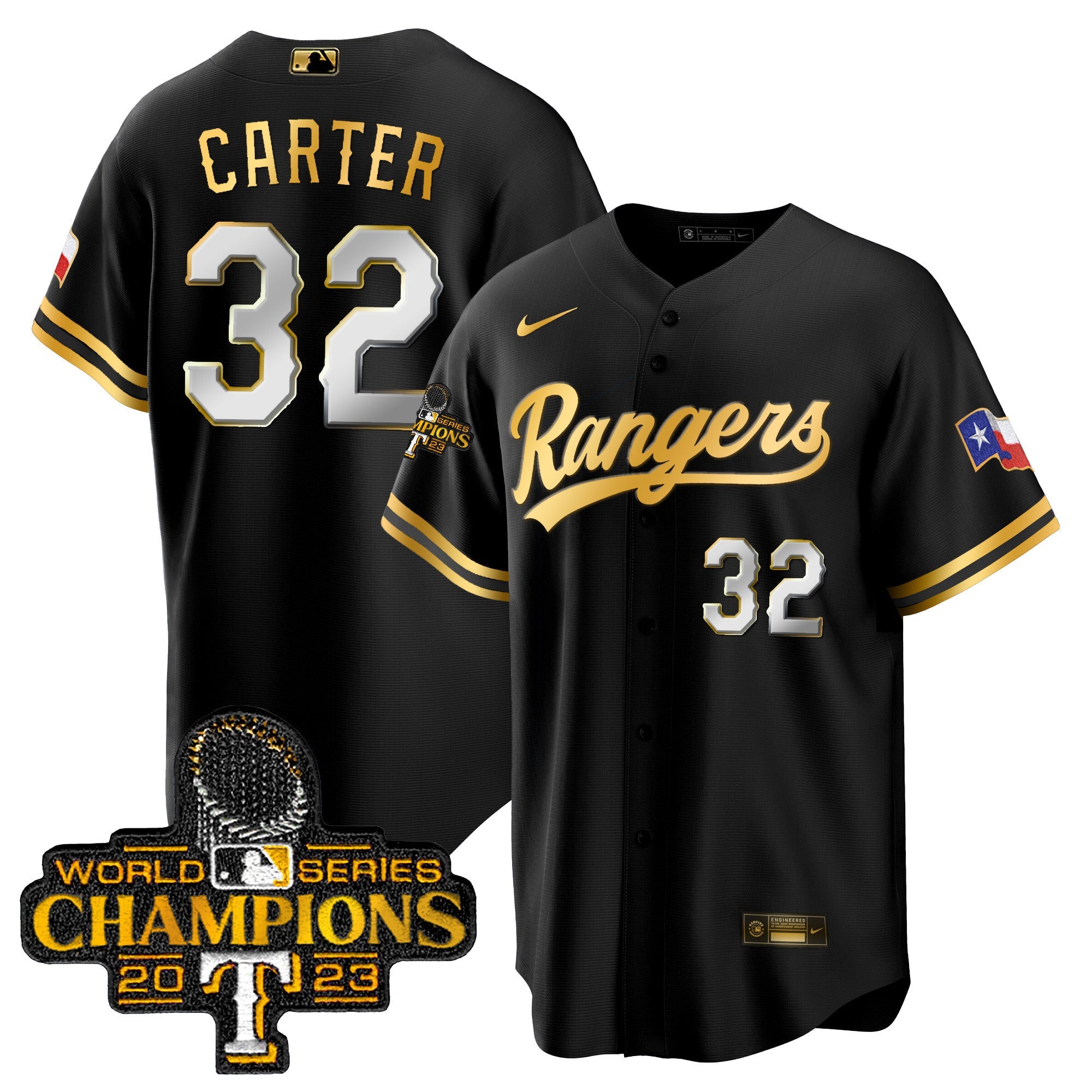 Men’s Texas 2023 World Series Champions Cool Base Jersey V3
