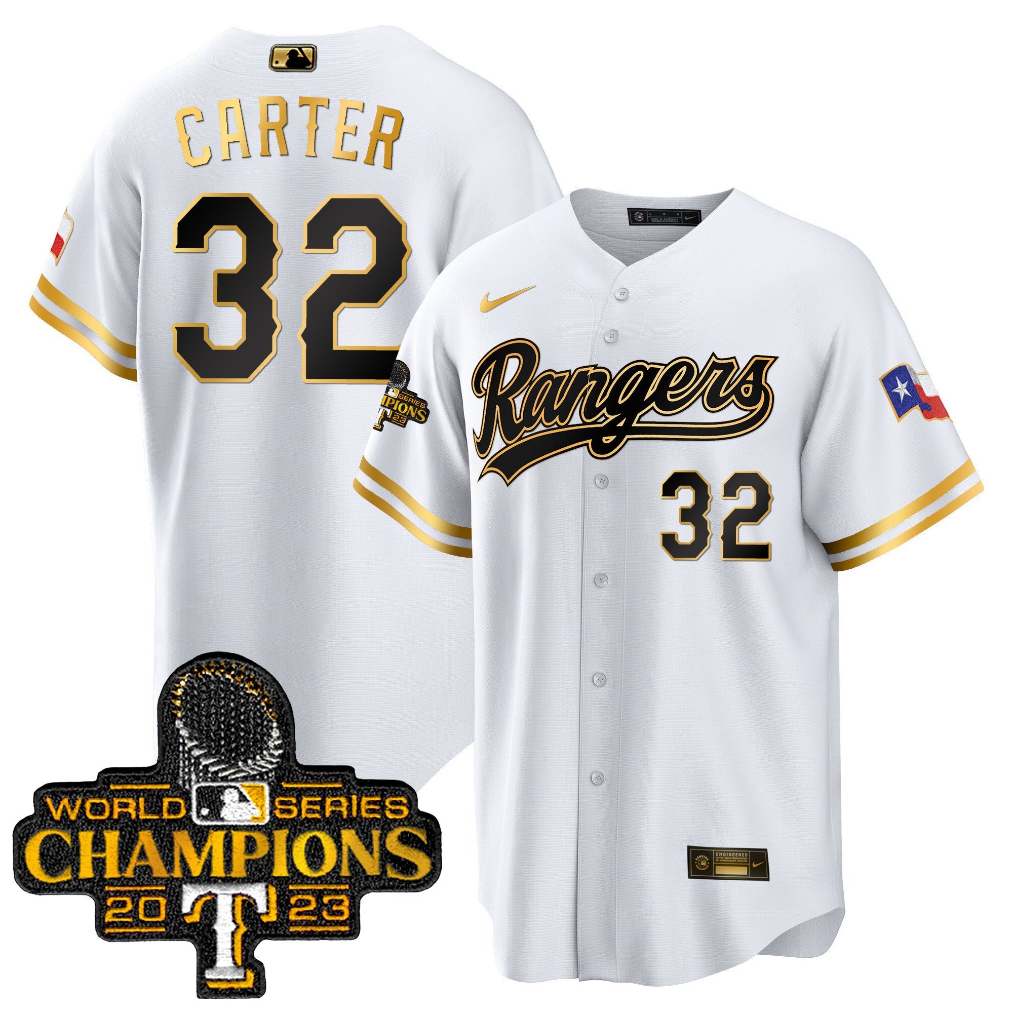 Men’s Texas 2023 World Series Champions Cool Base Jersey V3