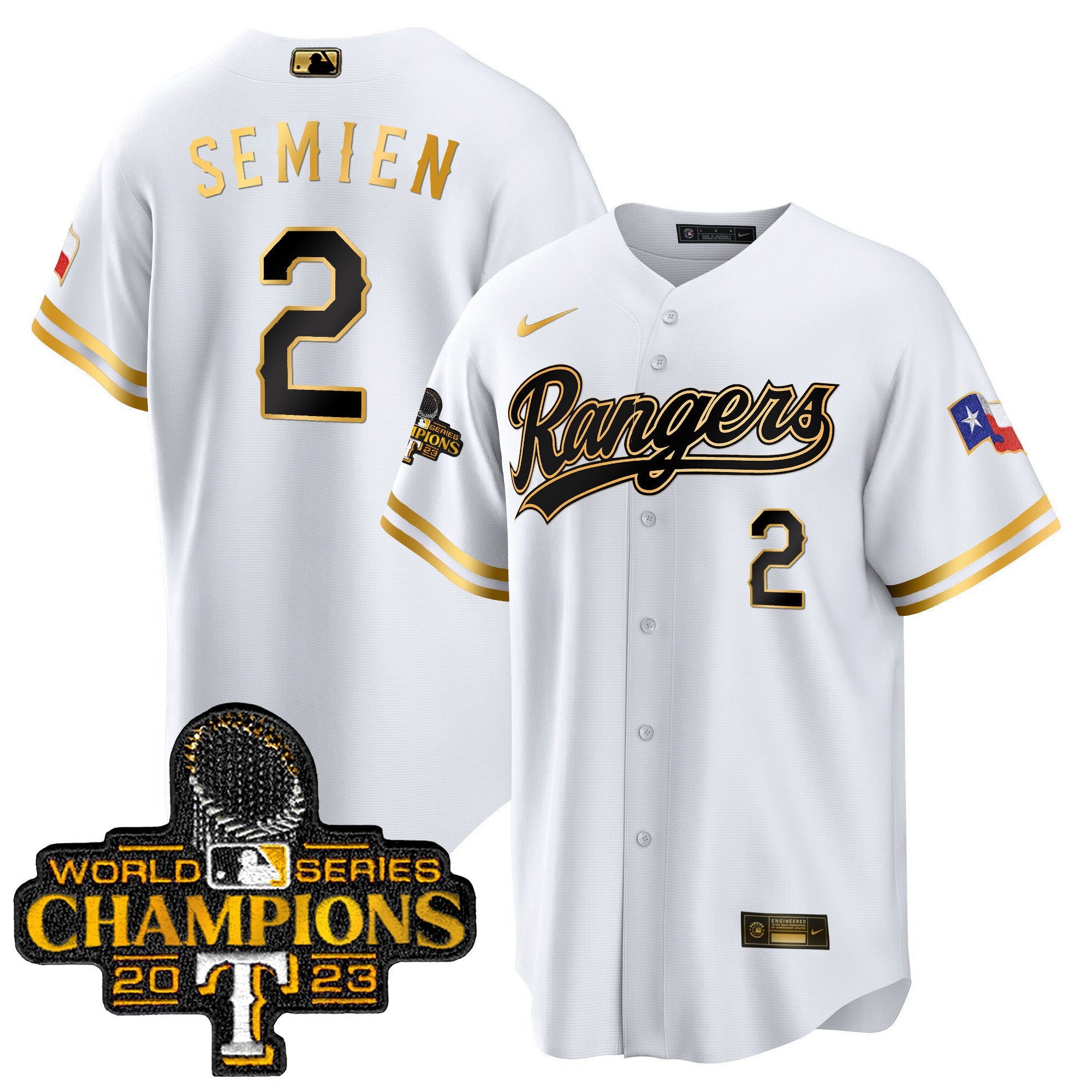 Men’s Texas 2023 World Series Champions Cool Base Jersey V3