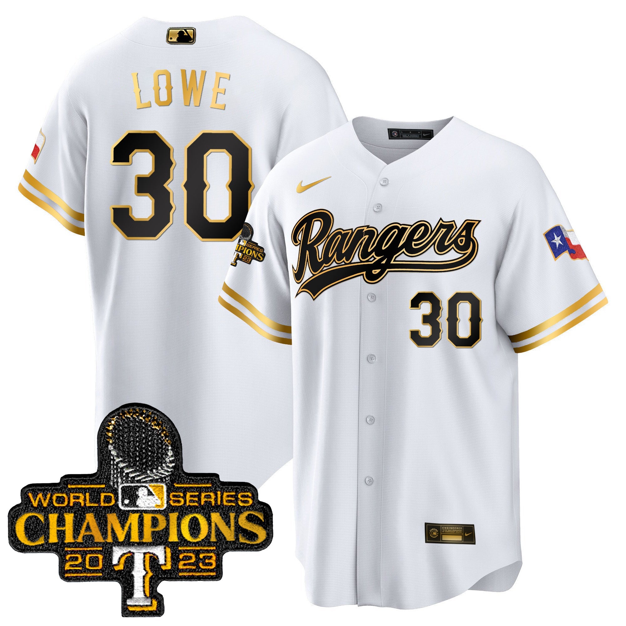 Men’s Texas 2023 World Series Champions Cool Base Jersey V3