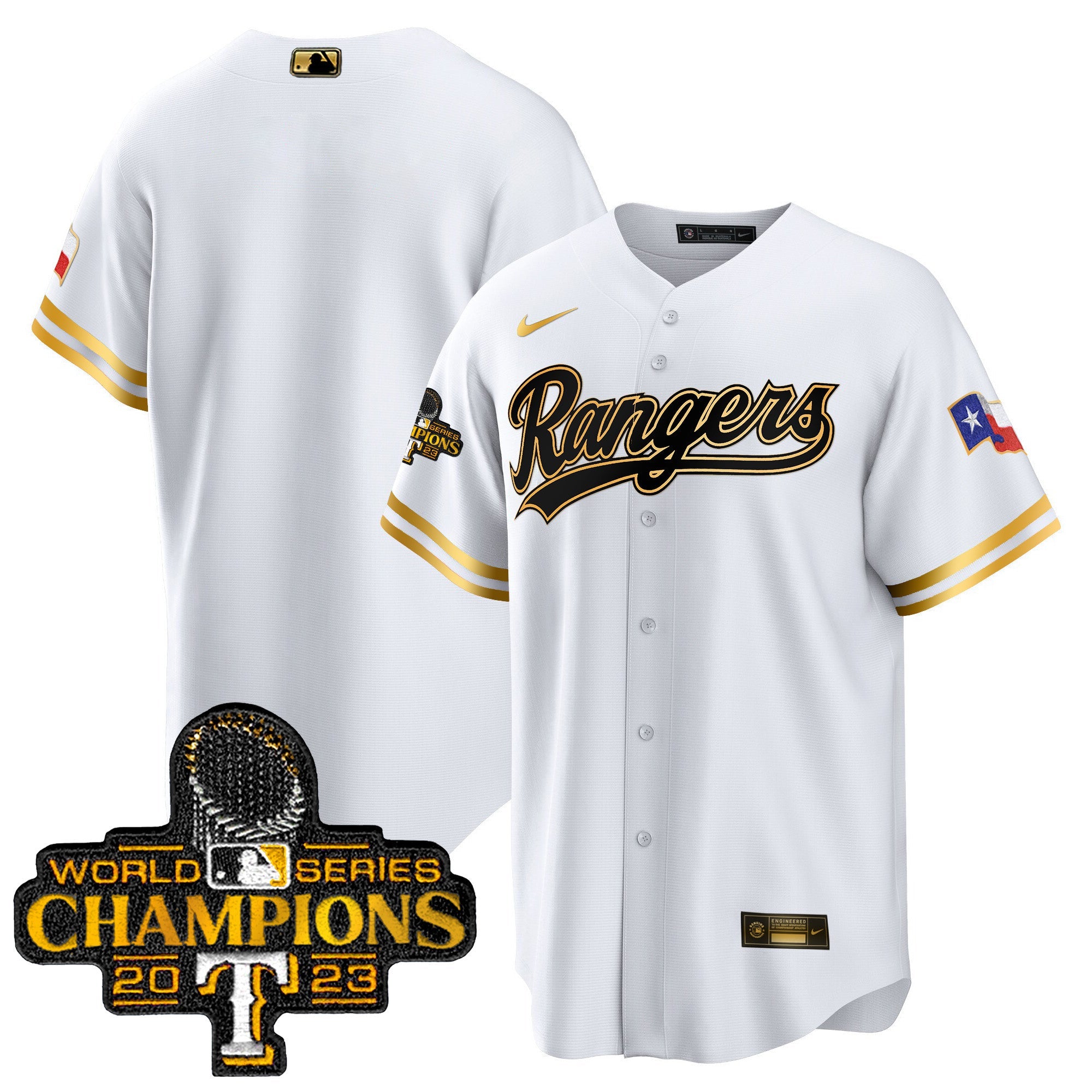 Men’s Texas 2023 World Series Champions Cool Base Jersey V3