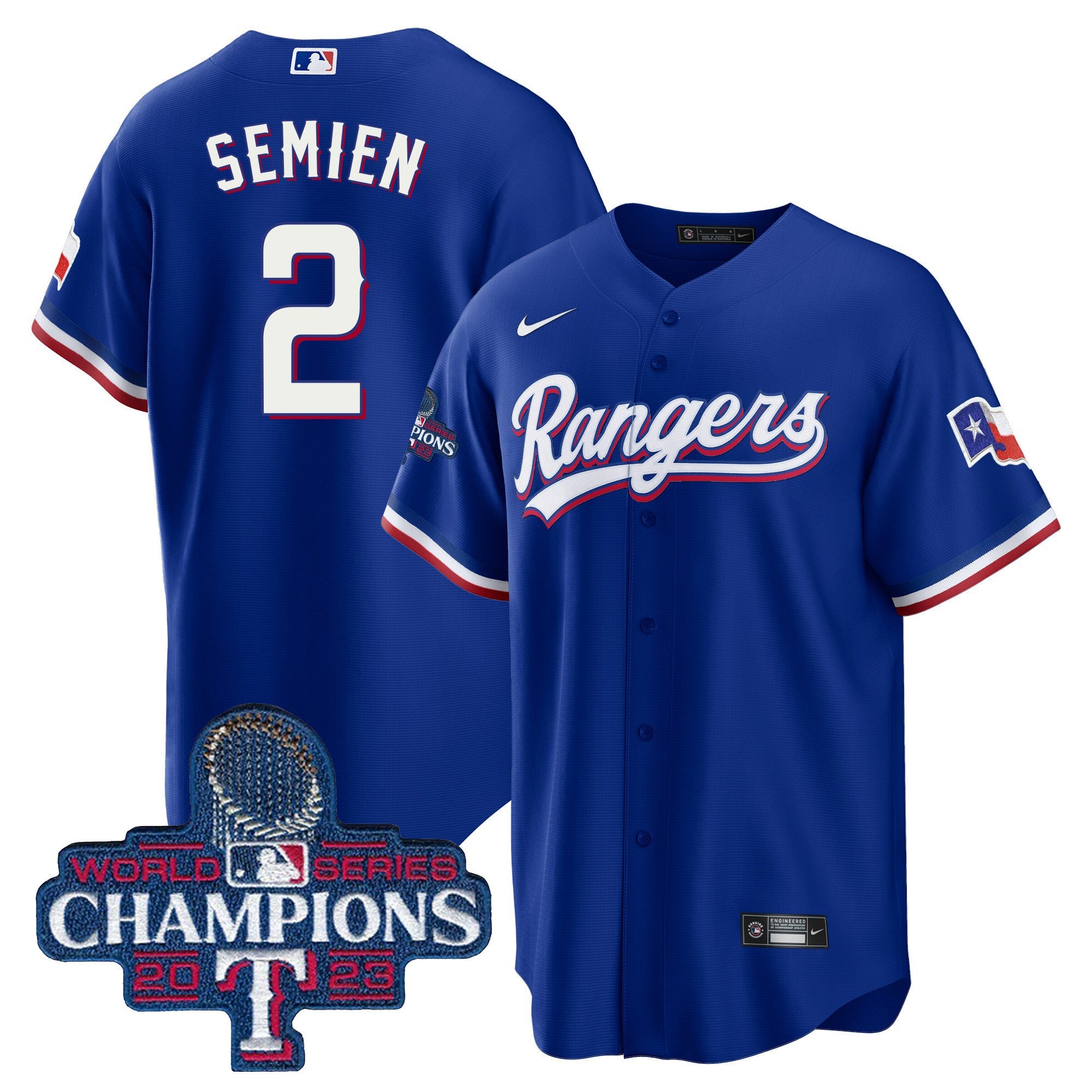 Men’s Texas 2023 World Series Champions Cool Base Jersey V3