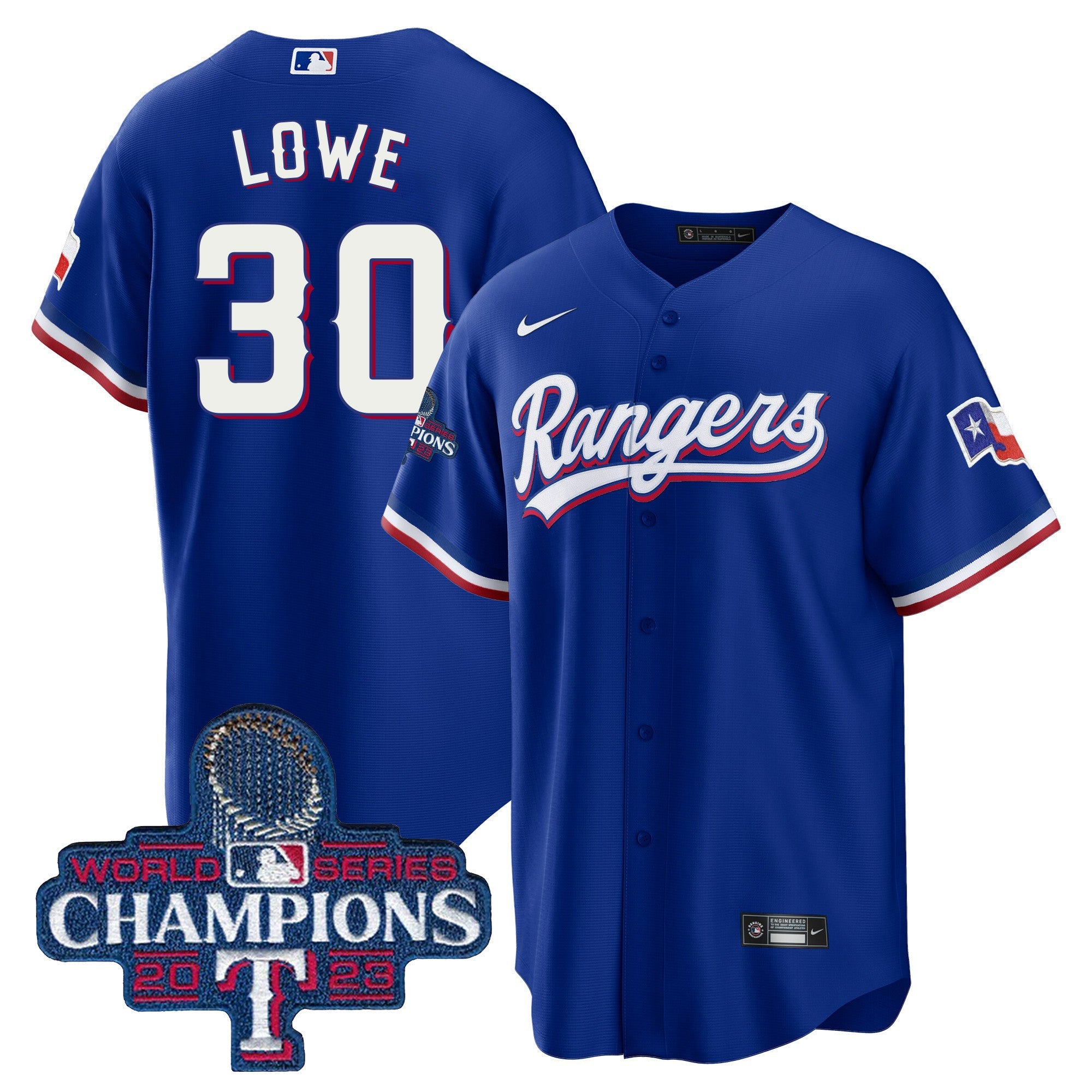 Men’s Texas 2023 World Series Champions Cool Base Jersey V3