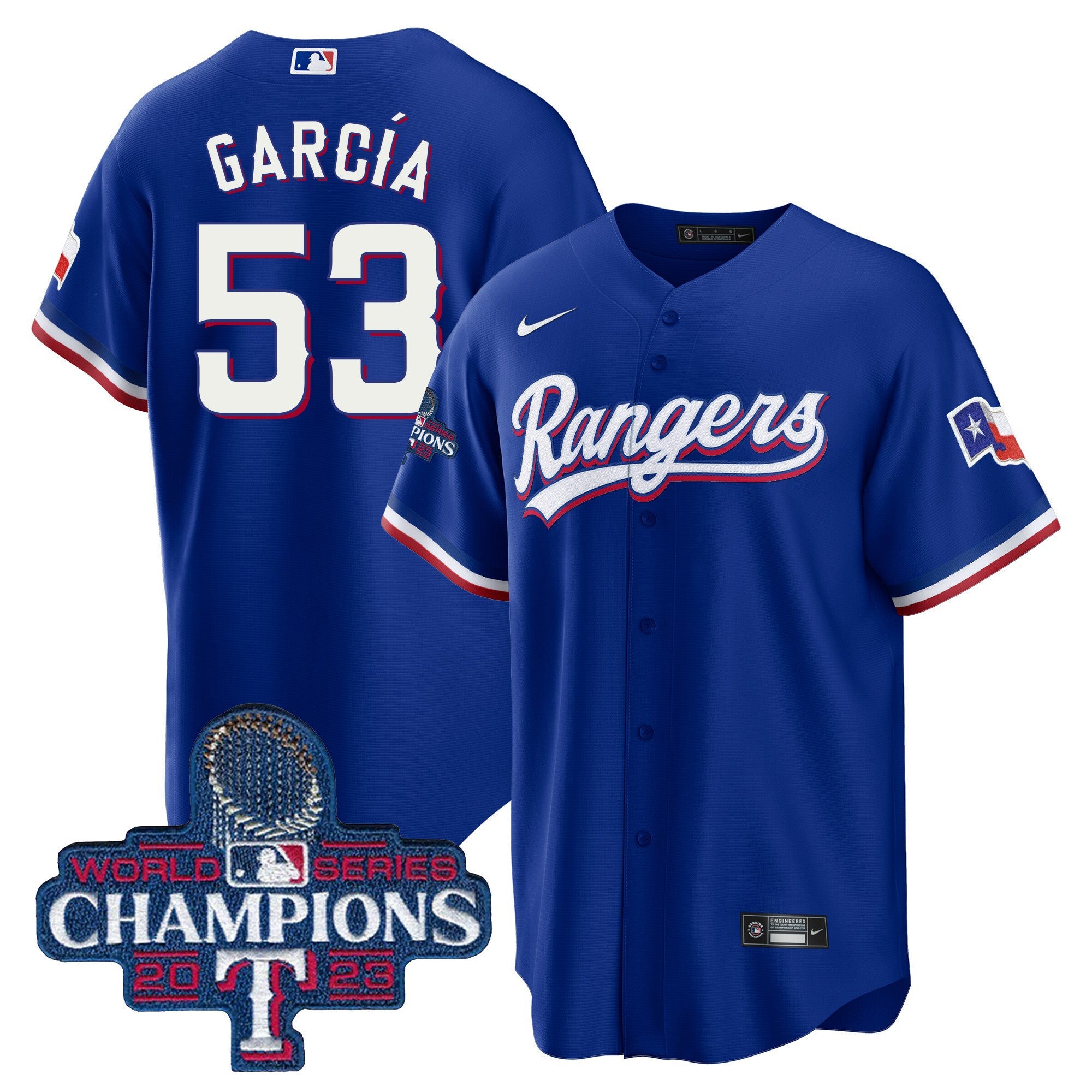 Men’s Texas 2023 World Series Champions Cool Base Jersey V3