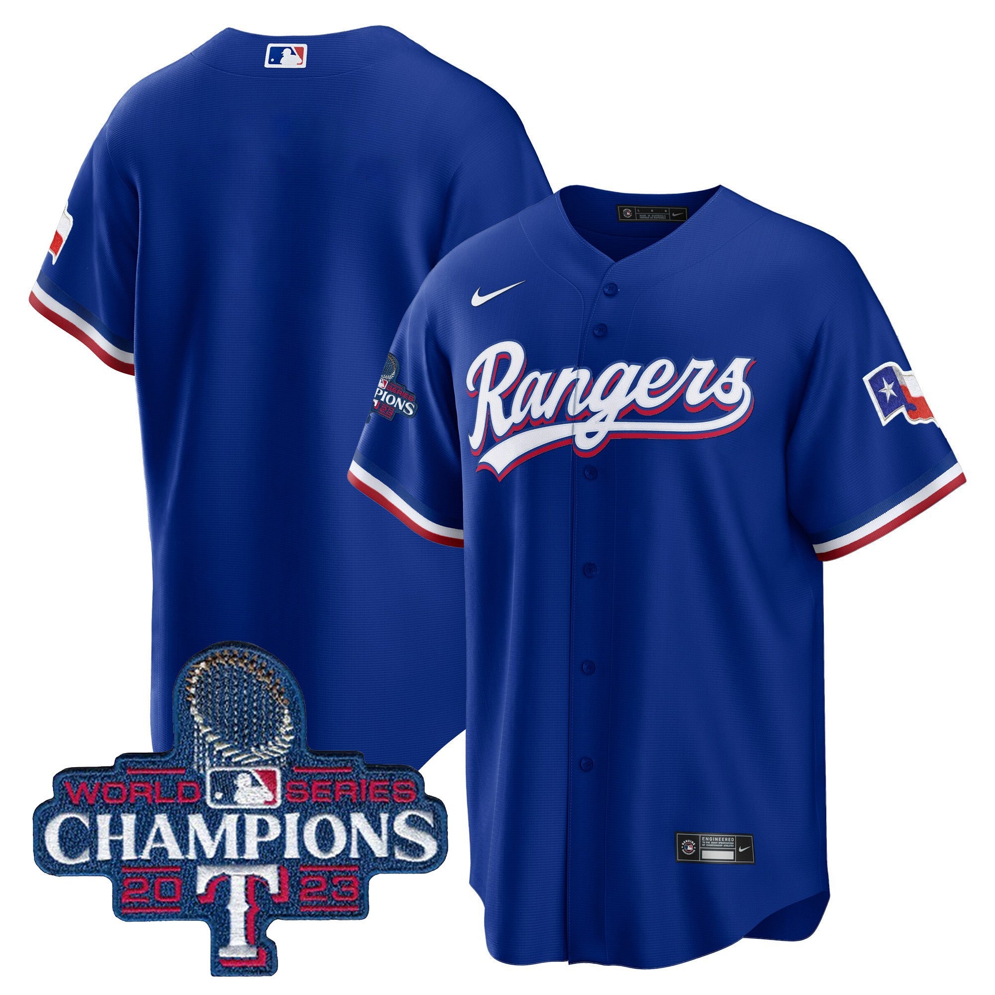 Men’s Texas 2023 World Series Champions Cool Base Jersey V3