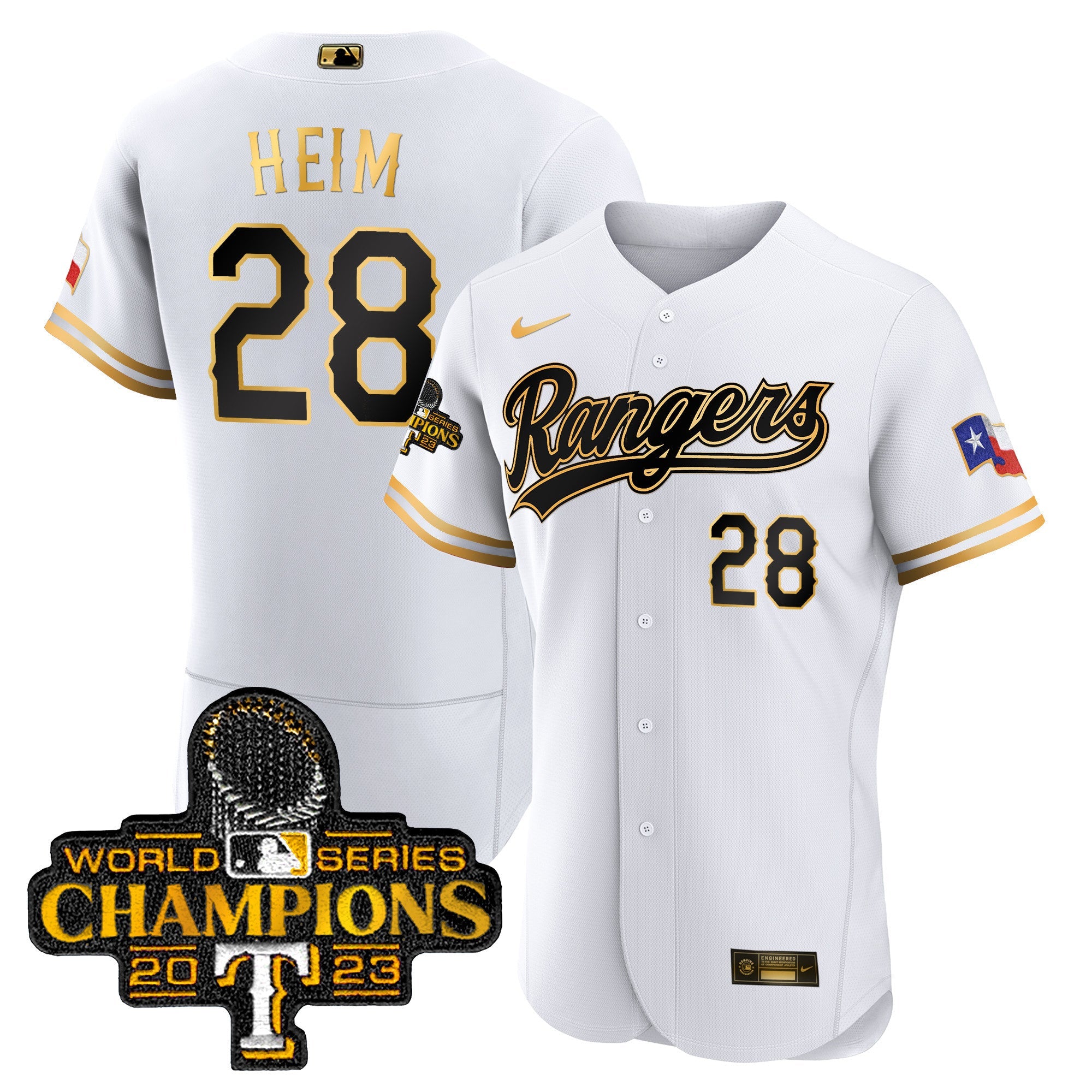 Men’s Texas 2023 World Series Champions Flex Base Jersey V3