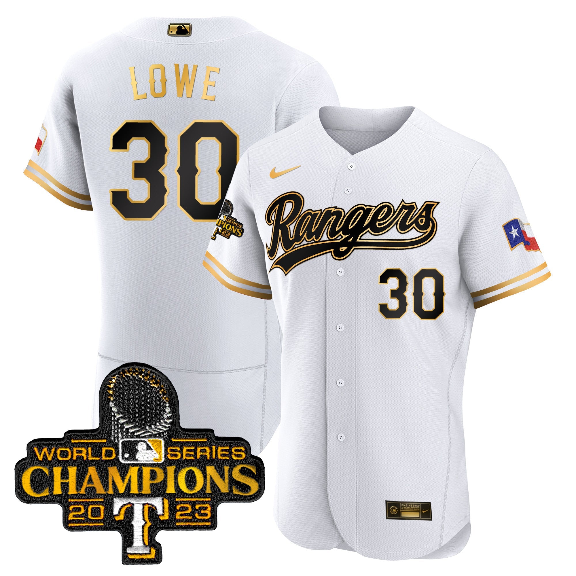 Men’s Texas 2023 World Series Champions Flex Base Jersey V3