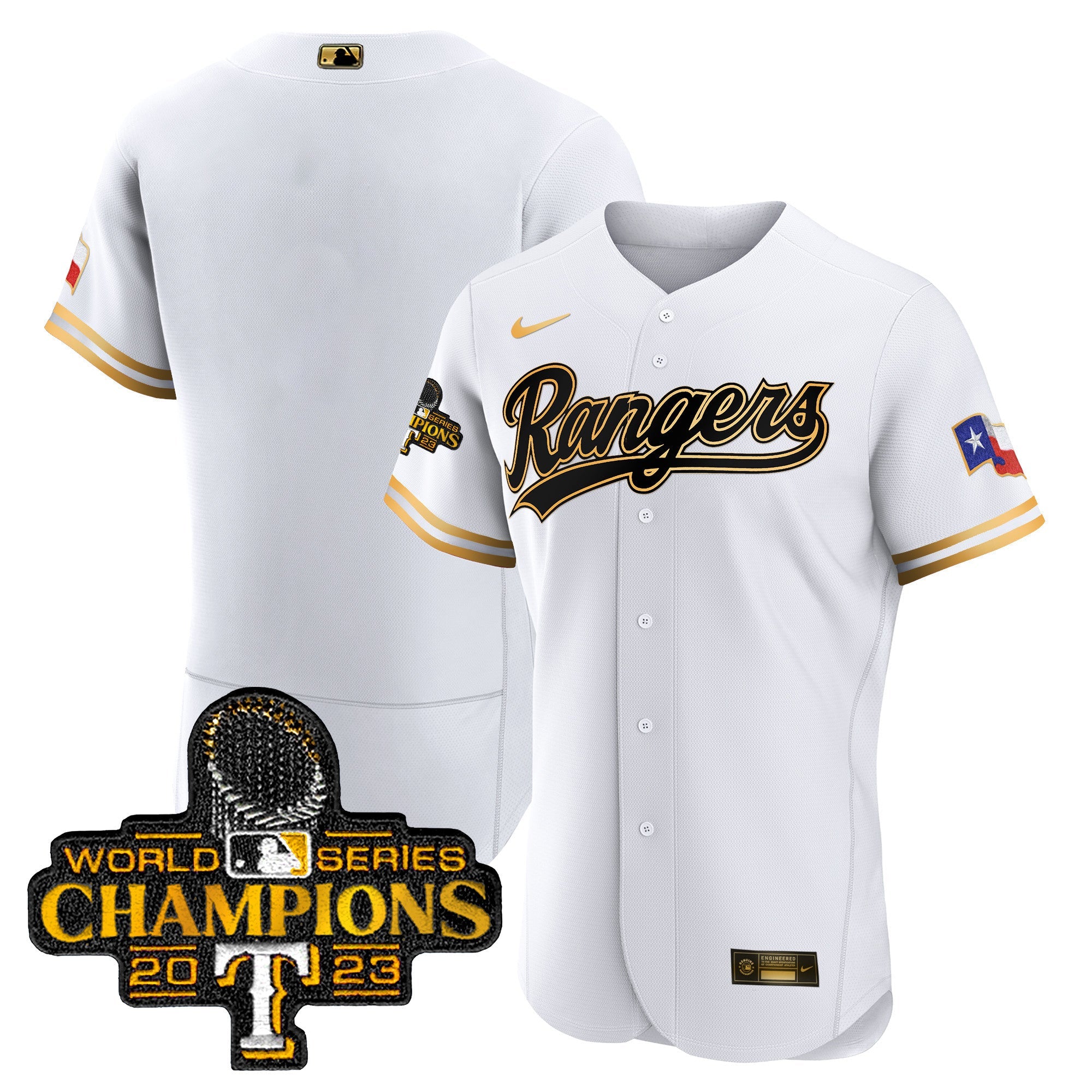 Men’s Texas 2023 World Series Champions Flex Base Jersey V3