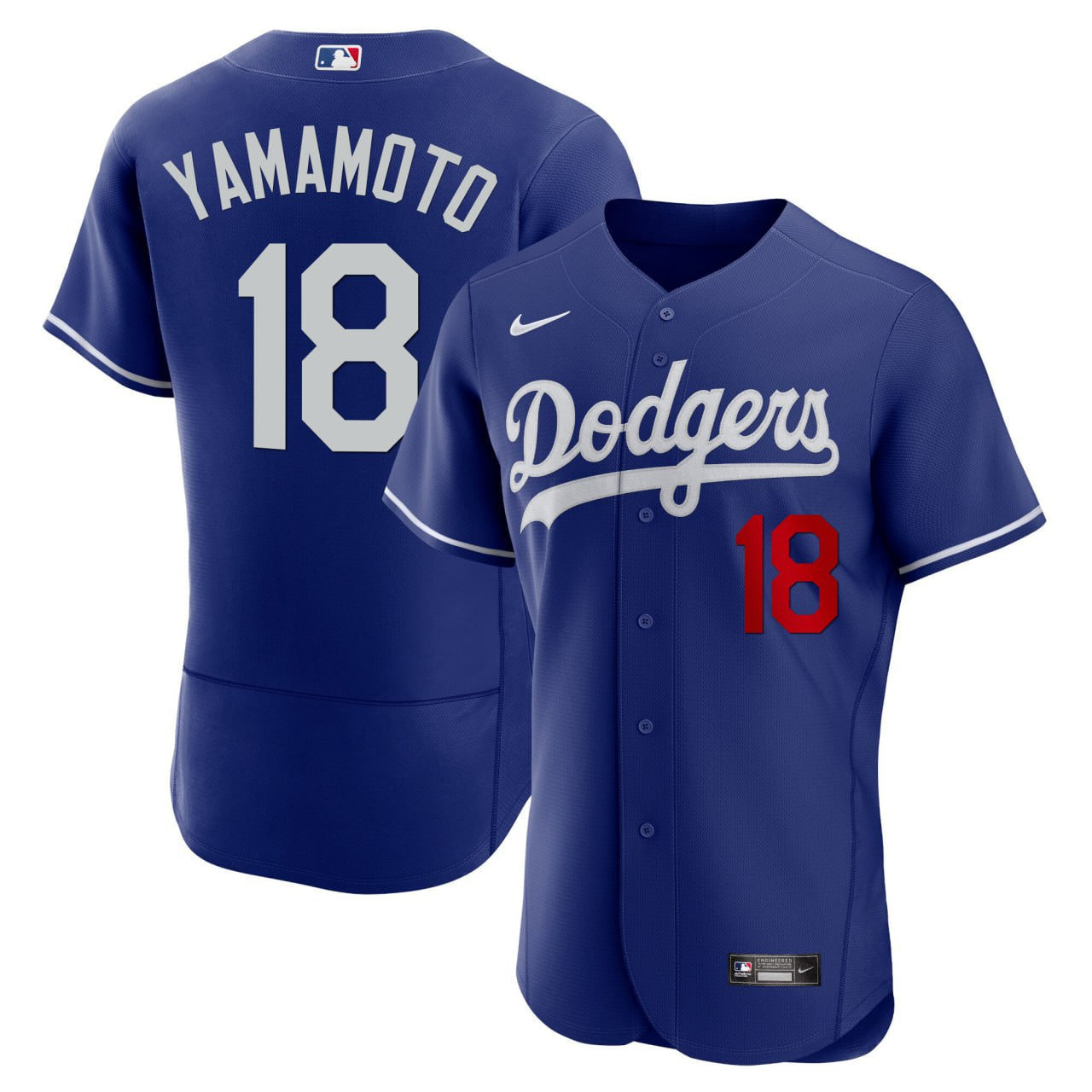 Yoshinobu Yamamoto Los Angeles Blue Jersey