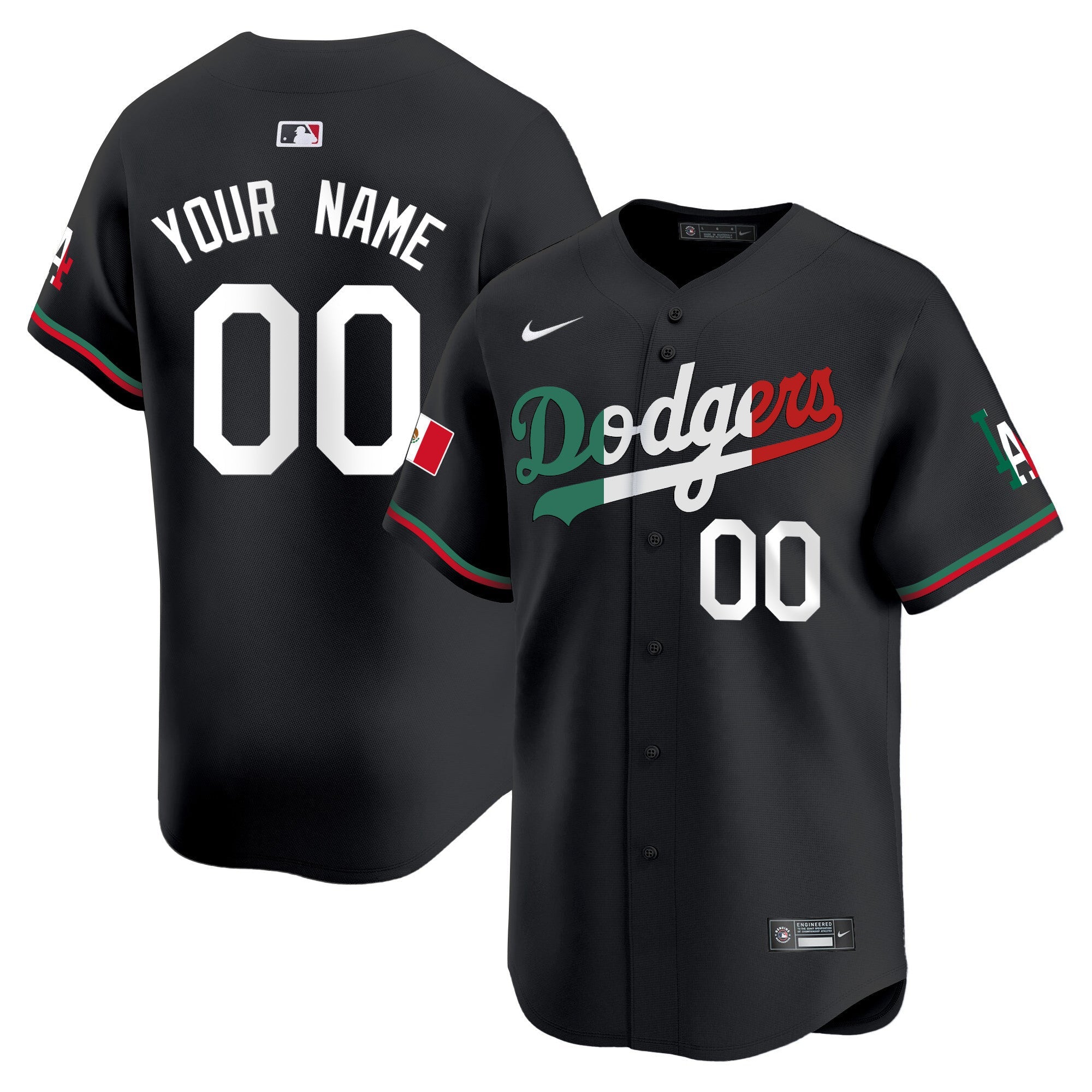 Los Angeles Mexico Vapor Premier Limited Custom Jersey V2